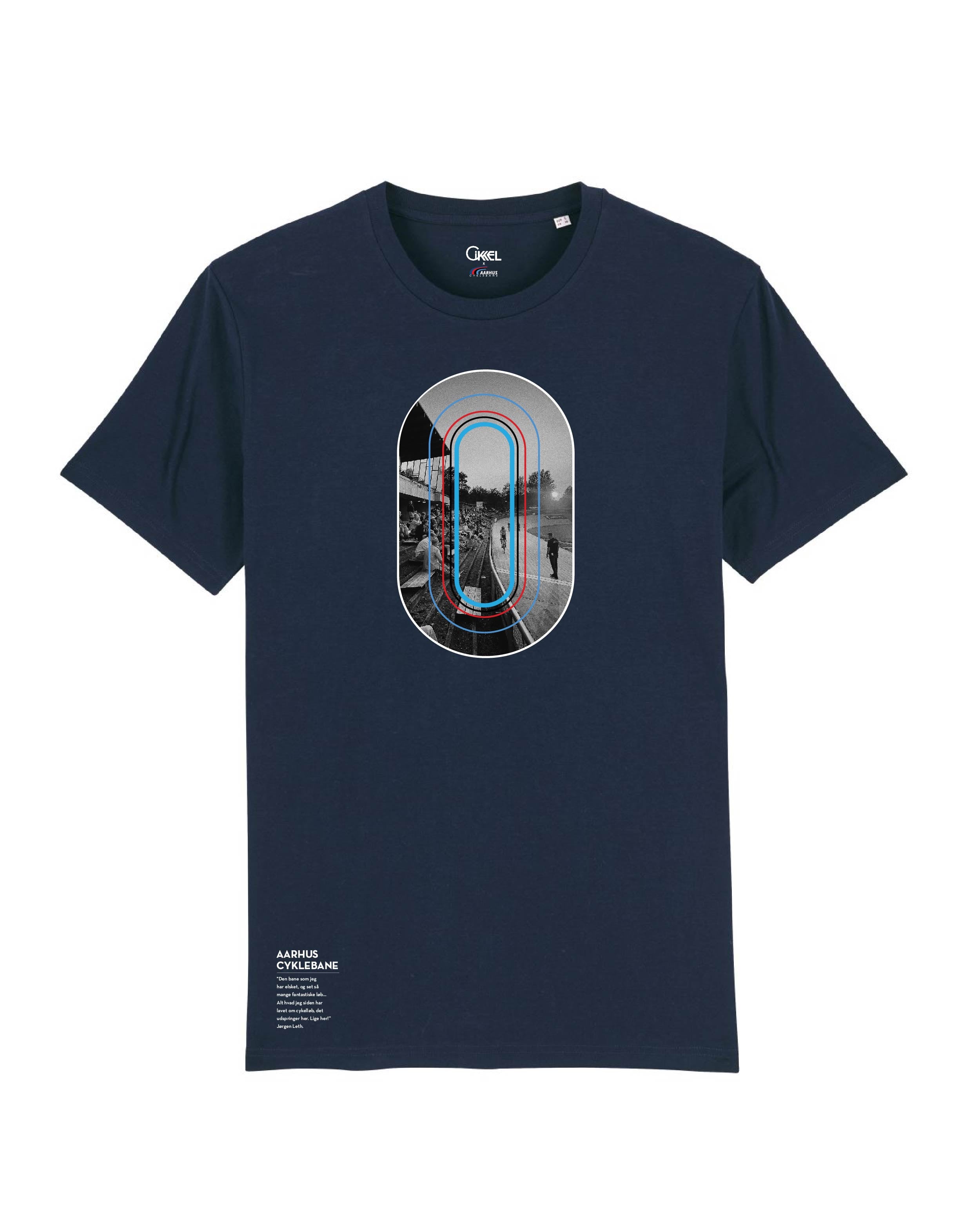 Aarhus Cyklebane x Cikkel - T-Shirt - Navy