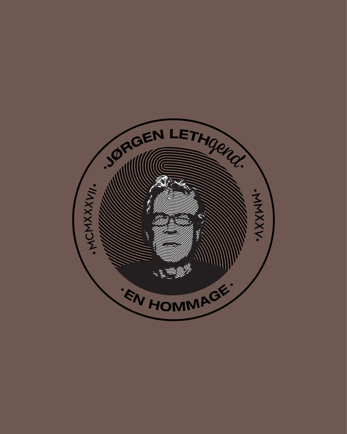 Jørgen Leth En Hommage T-Shirt Mocha