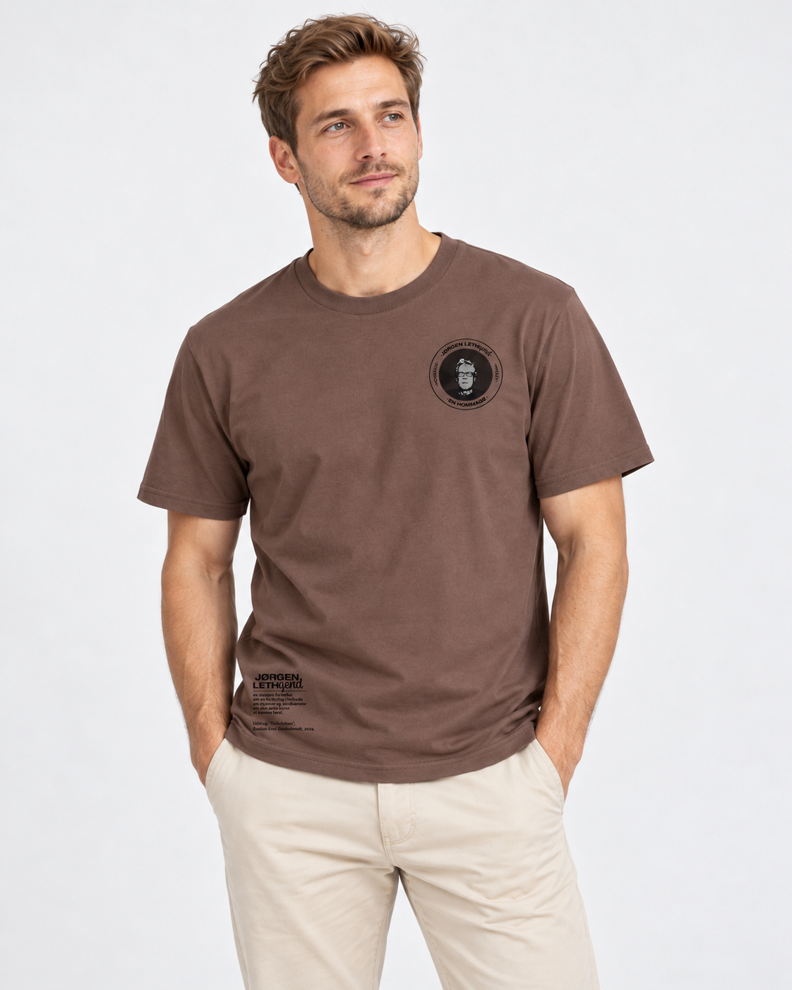Jørgen Leth En Hommage T-Shirt Mocha