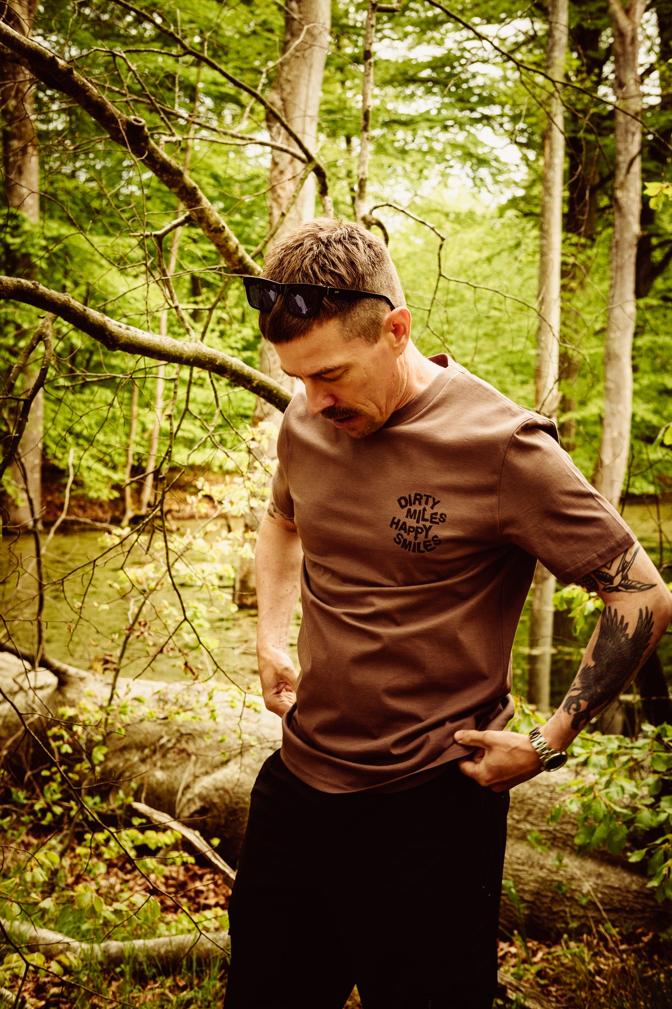 75 Smiles per Hour - T-Shirt- Brown