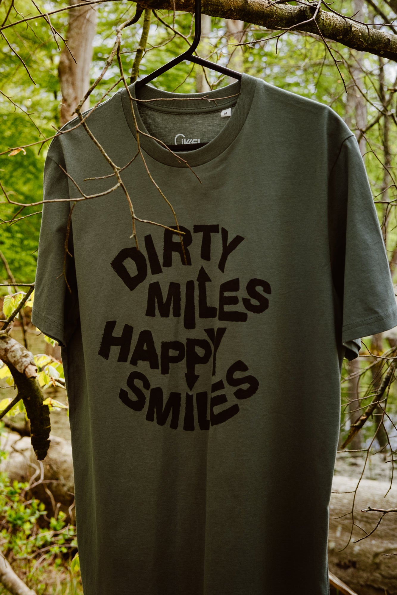 Dirty Miles. Happy Smiles - T-shirt Green