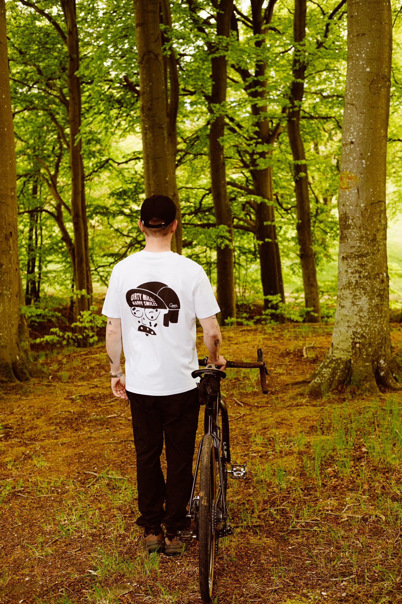 Dirty Miles Face - T-Shirt - White