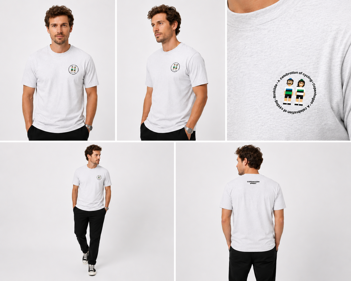 Copenhagen Sprint Jerseys - T-Shirt Heather Grey