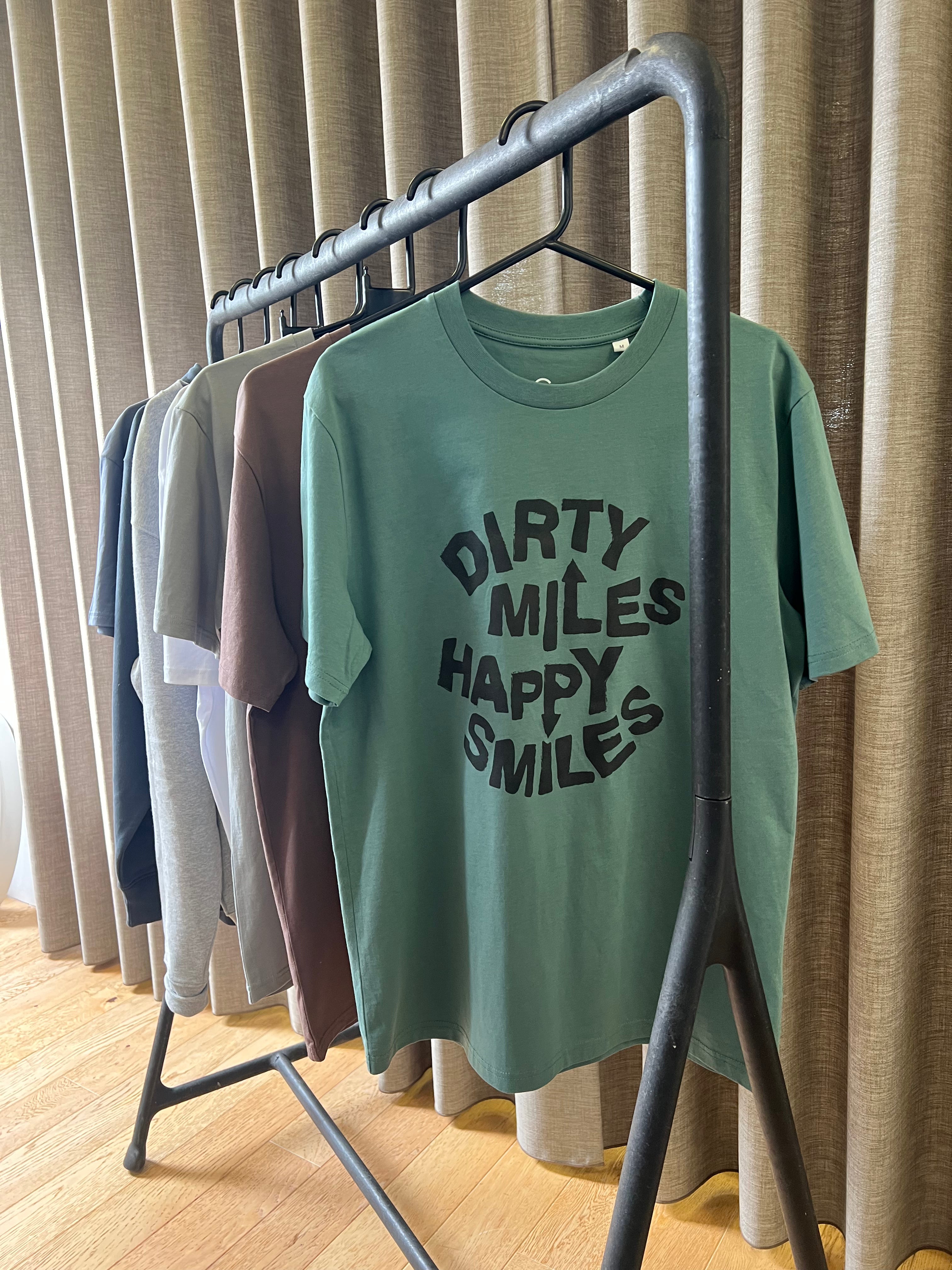 Dirty Miles. Happy Smiles - T-shirt Green