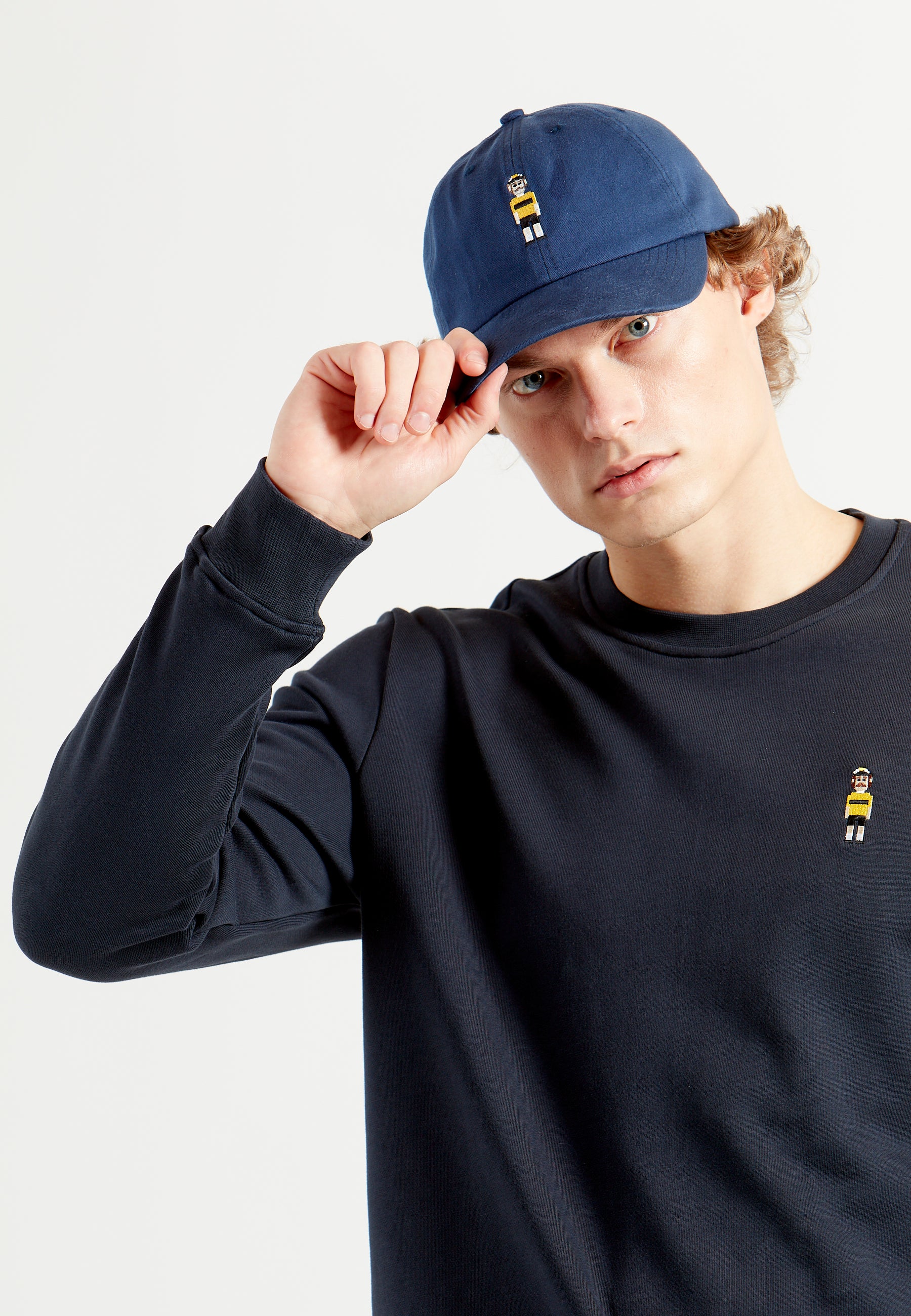 oTTo gul trøje -kasket navy