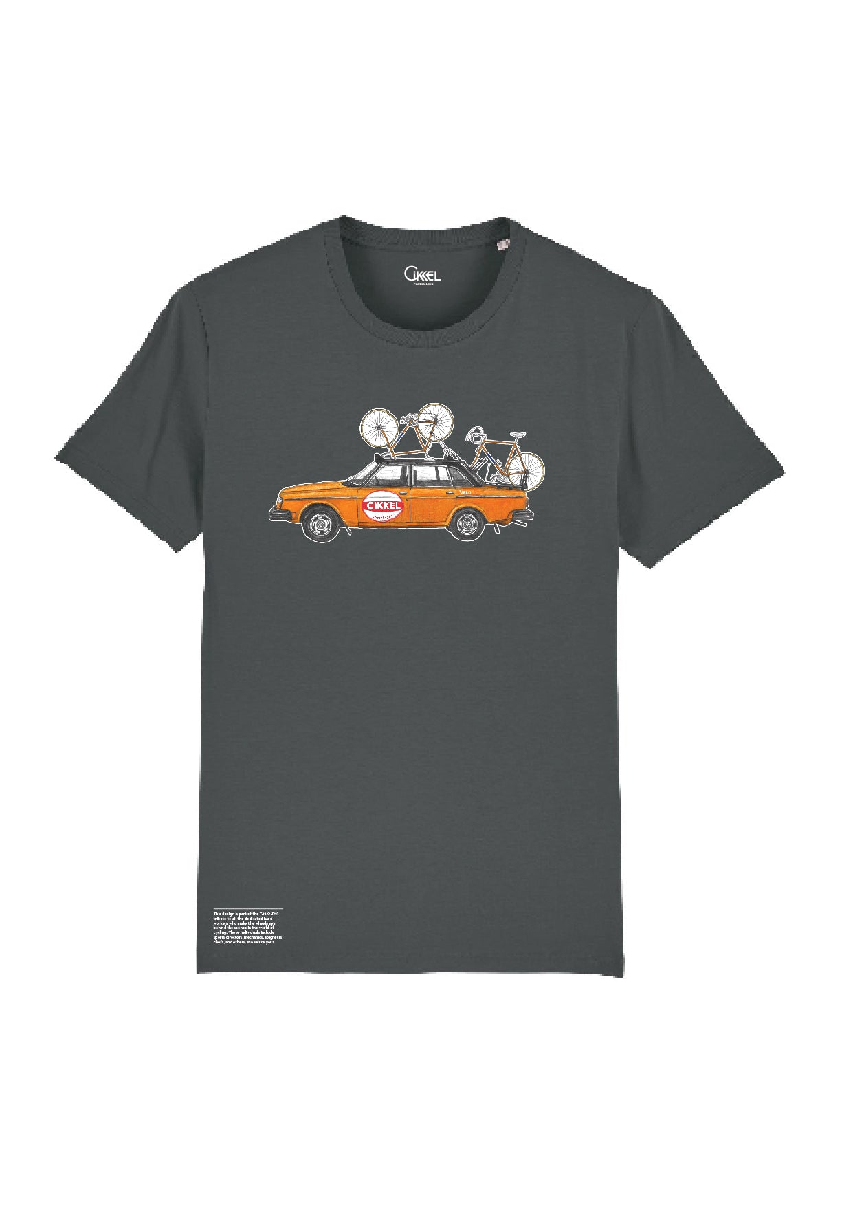 Orange 1975 Cycling Team Car - T-Shirt