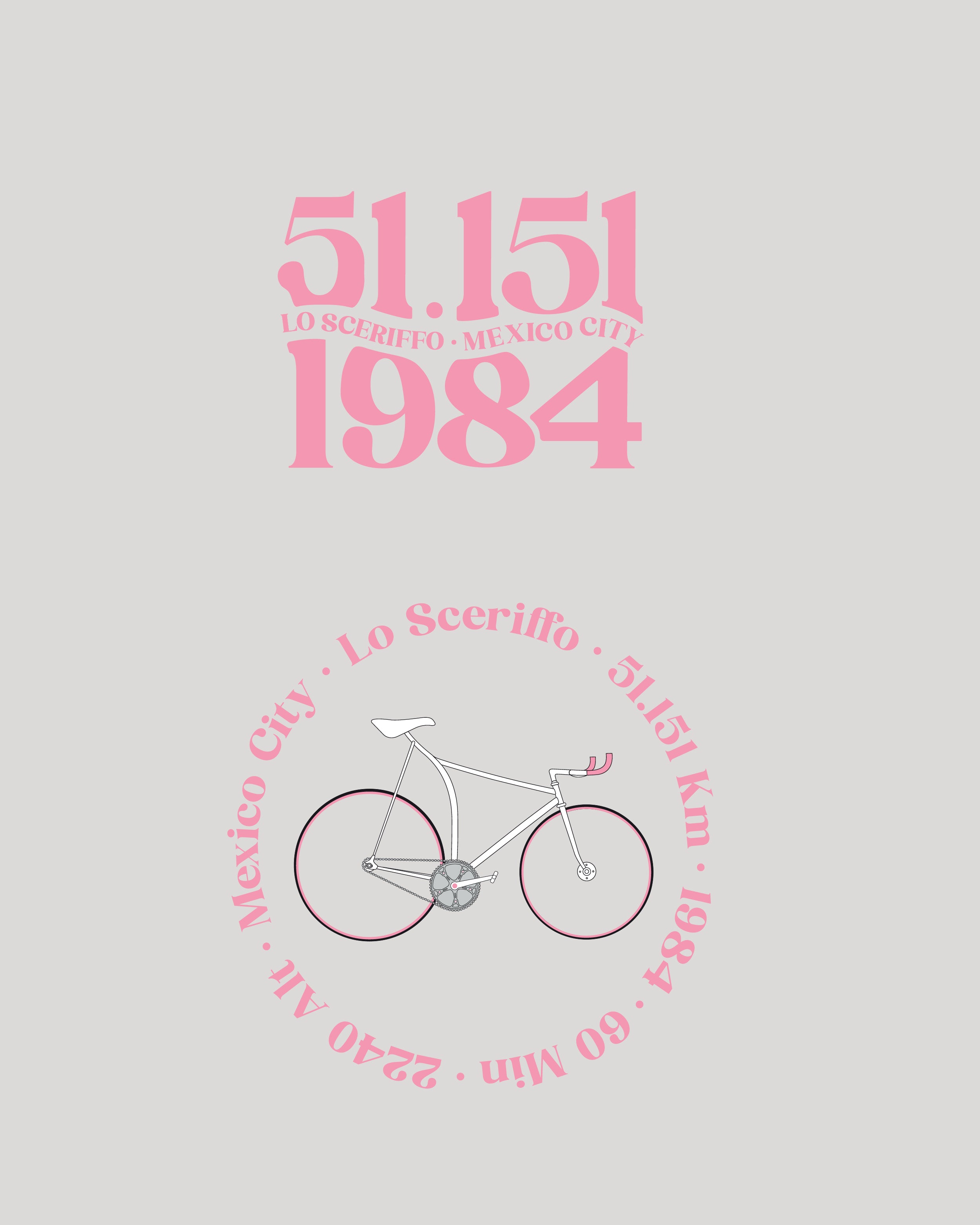 Lo Sceriffo 1984 sweatshirt melange grå