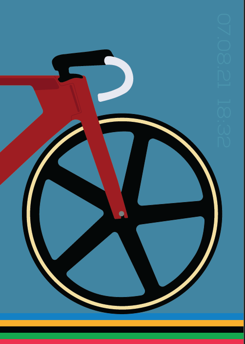 Mørkøv Tokyo 2021 Bike - steel blue