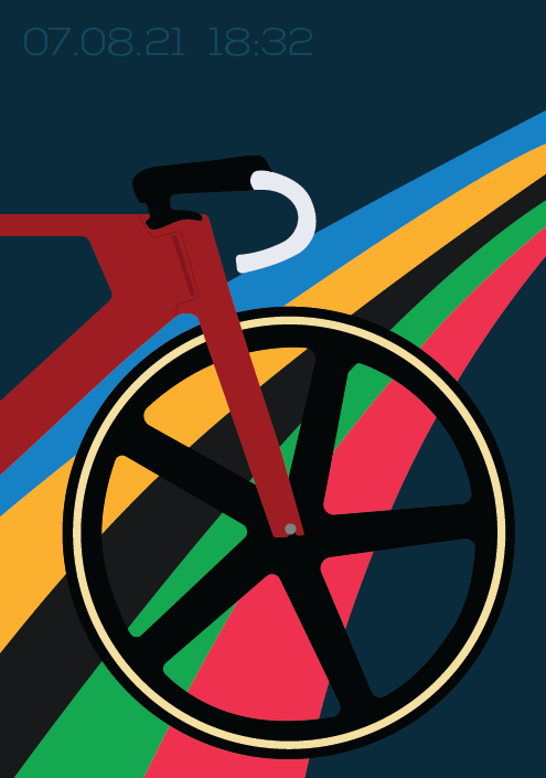 Mørkøv Tokyo 2021 Bike - Stripes