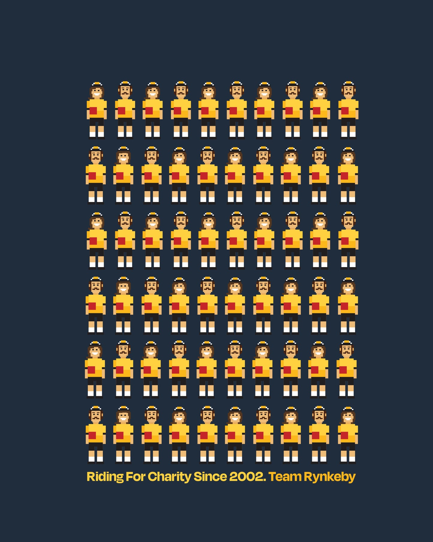 Riding for Charity since 2002 poster
