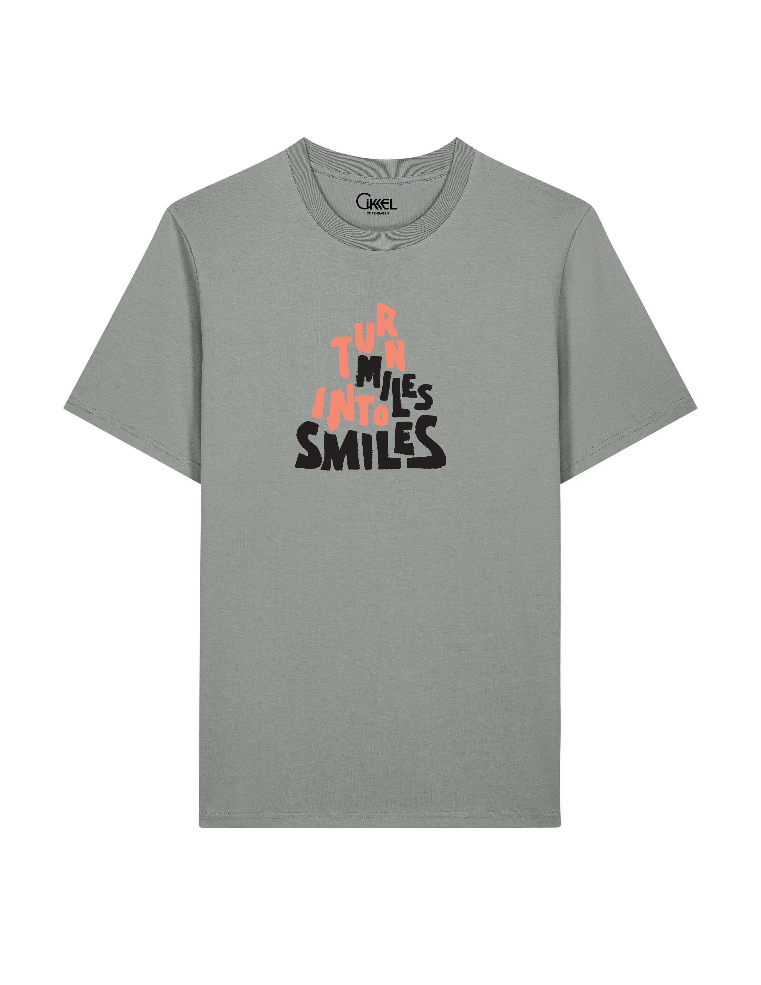 Turn Miles Into Smiles - T-Shirt - Grey