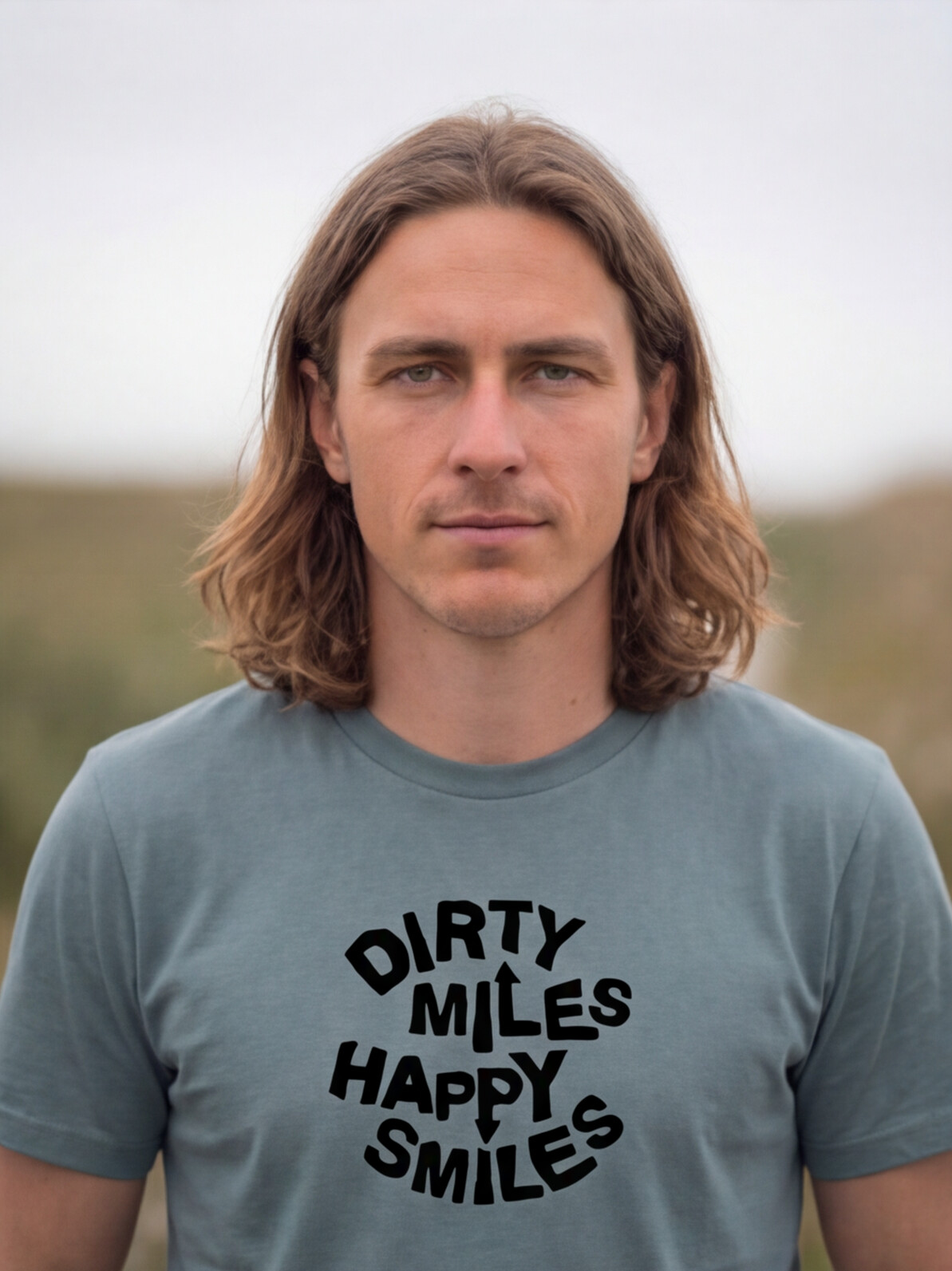 Dirty Miles. Happy Smiles - T-shirt Green