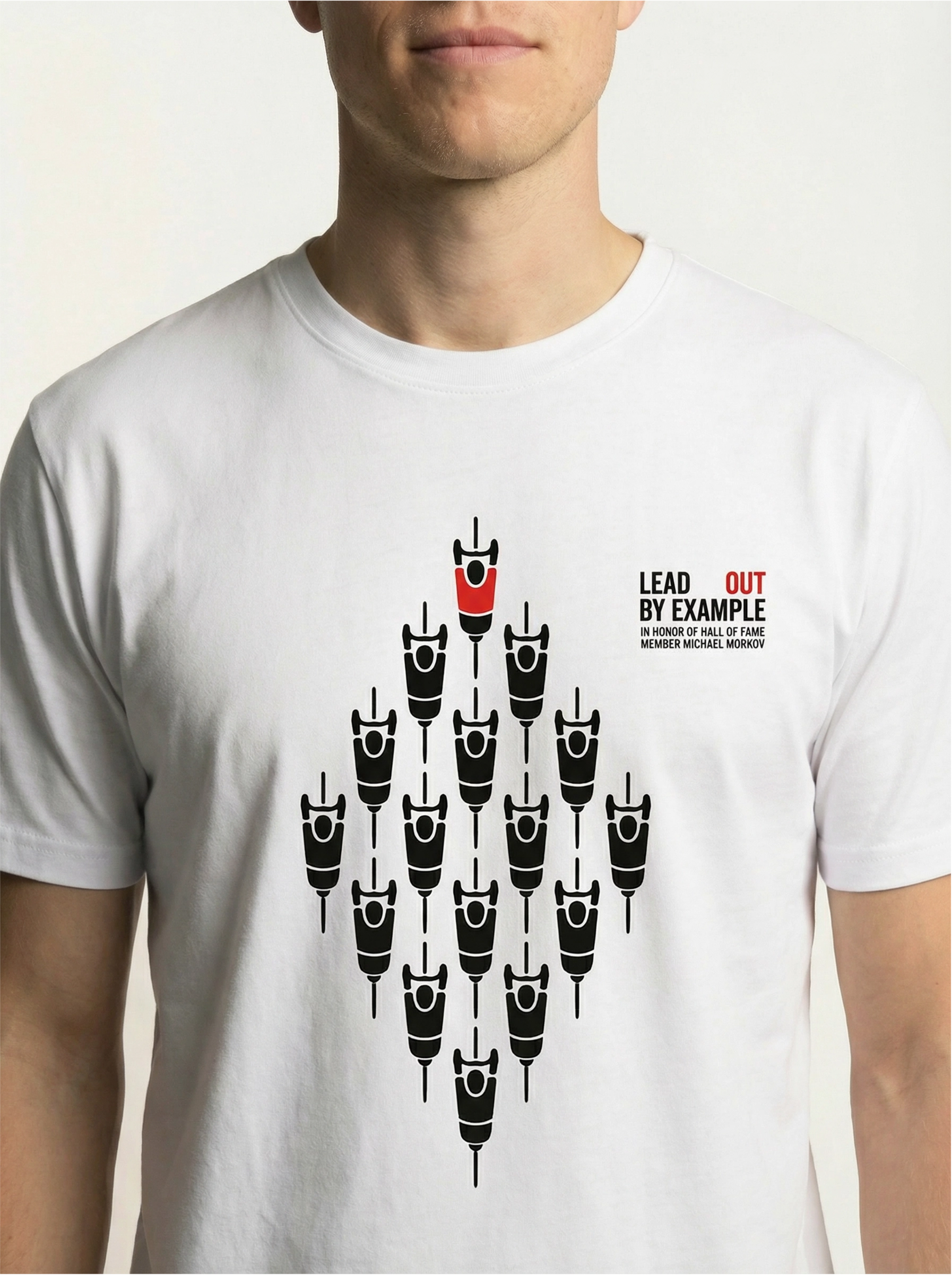 LEADout By Example - T-Shirt - White