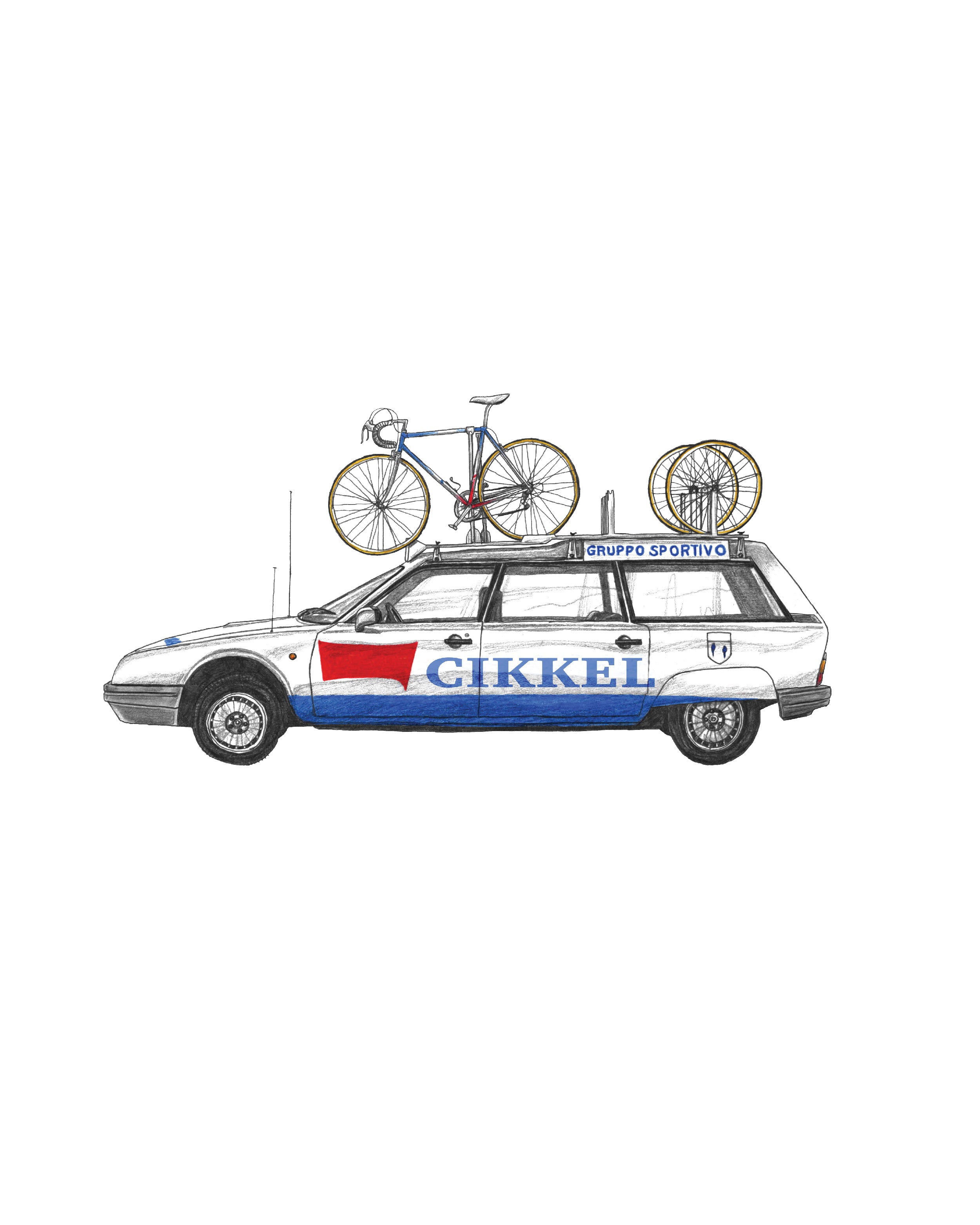 Hvid t-shirt med vintage-logo fra 1991