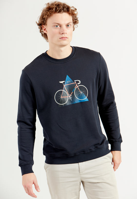 Een Uur - 49,43 Timerekordcykel Sweatshirt Navy