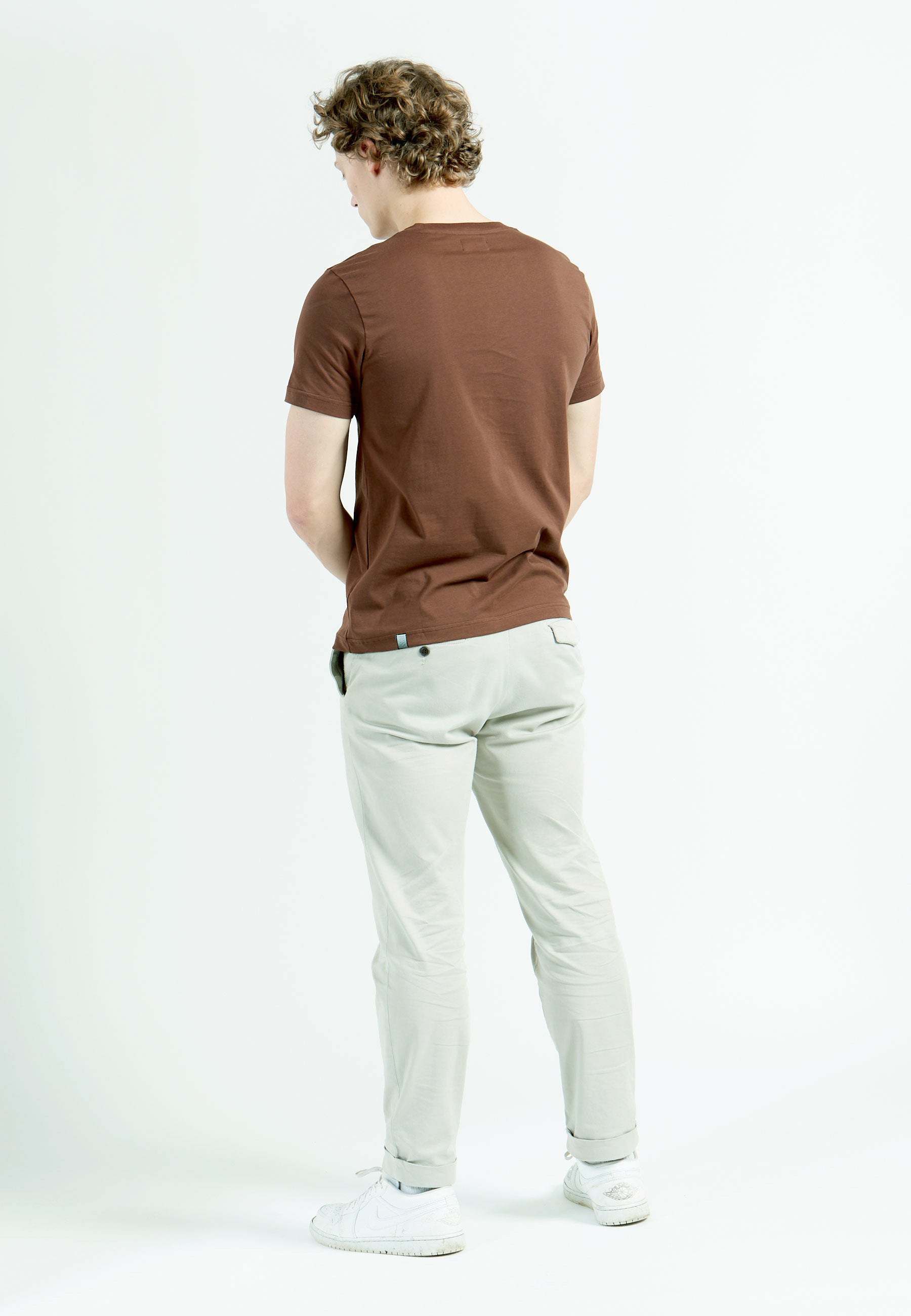 En time- 48.653 Timerekordcykel T-Shirt brun