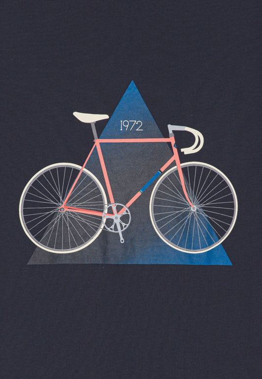 Een Uur - 49,43Timerekordcykel T-Shirt navy