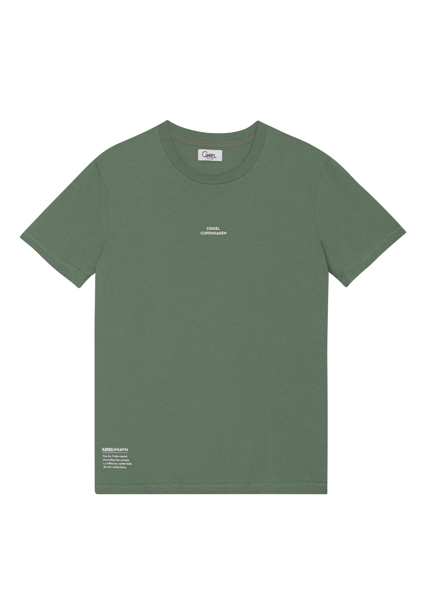 Copenhagen bike capital T-Shirt grøn