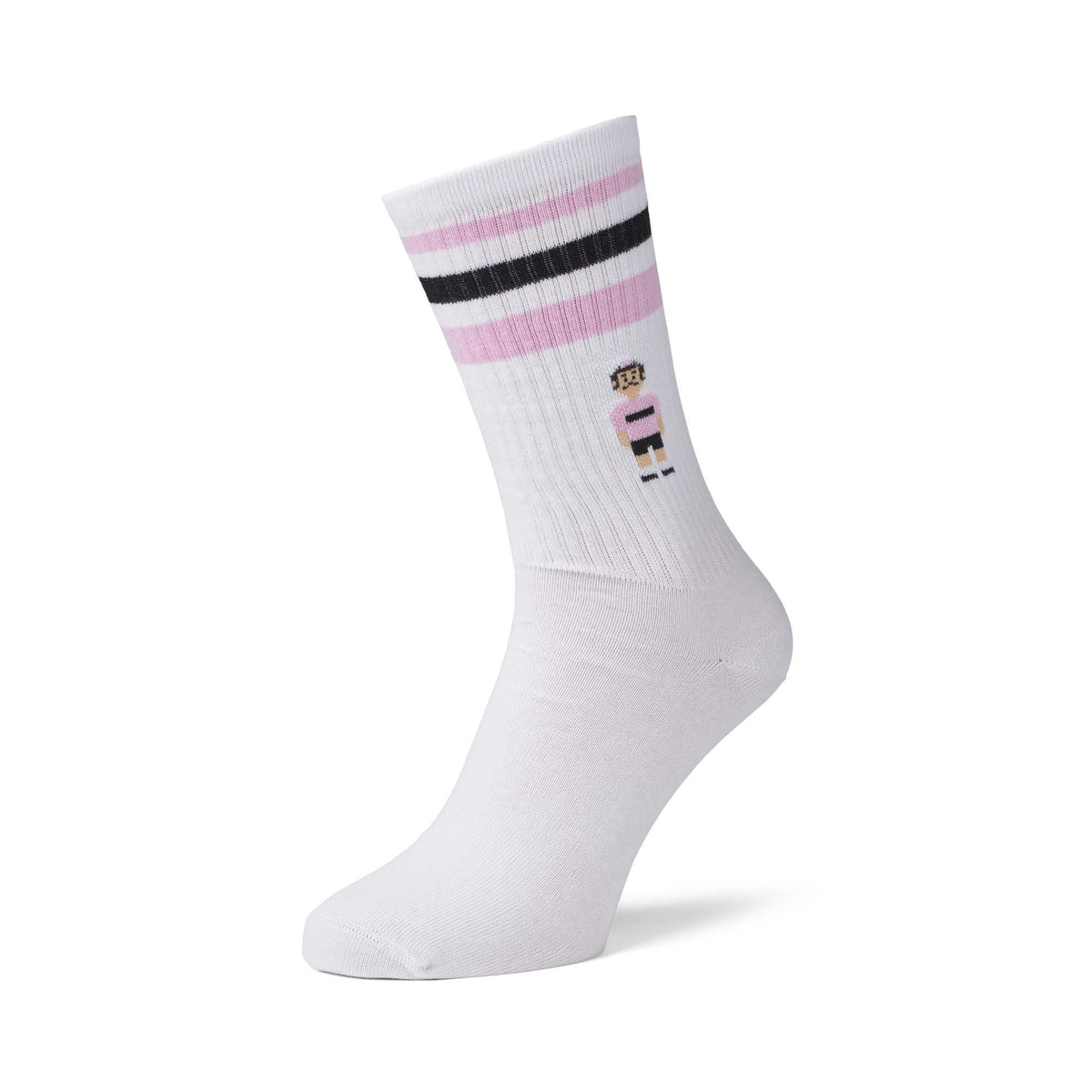 oTTo sport socks - white/black/pink