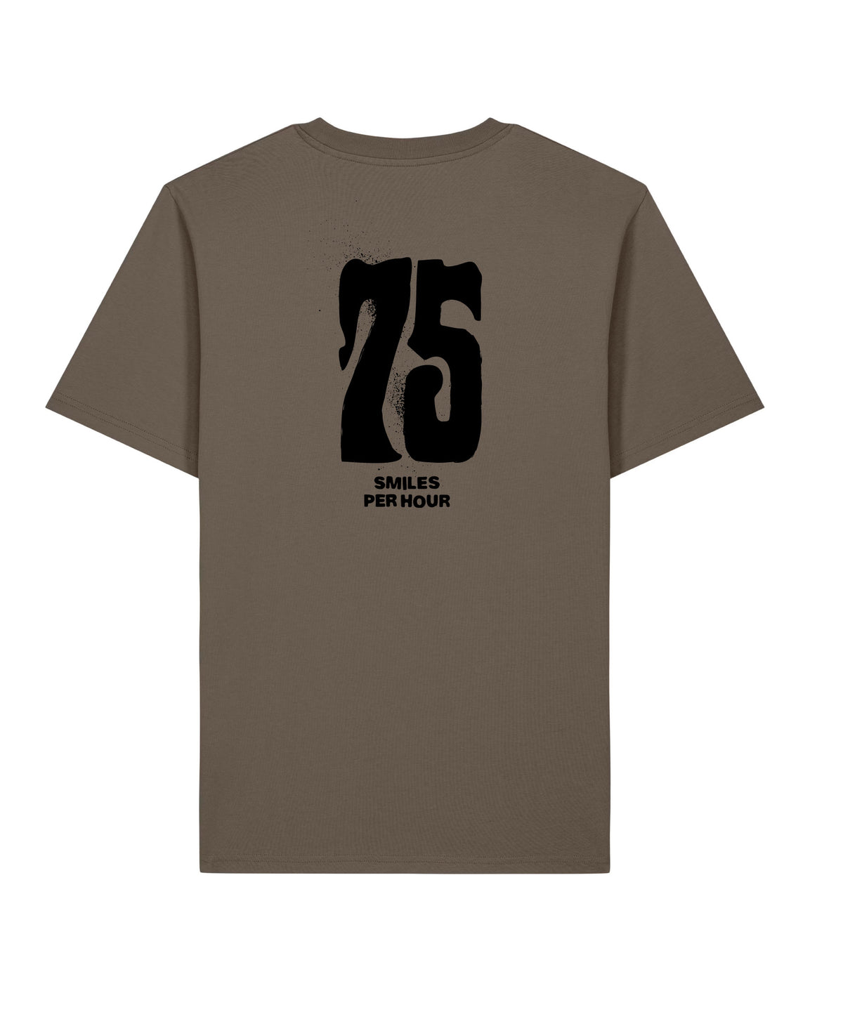 75 Smiles per Hour - T-Shirt- Brown