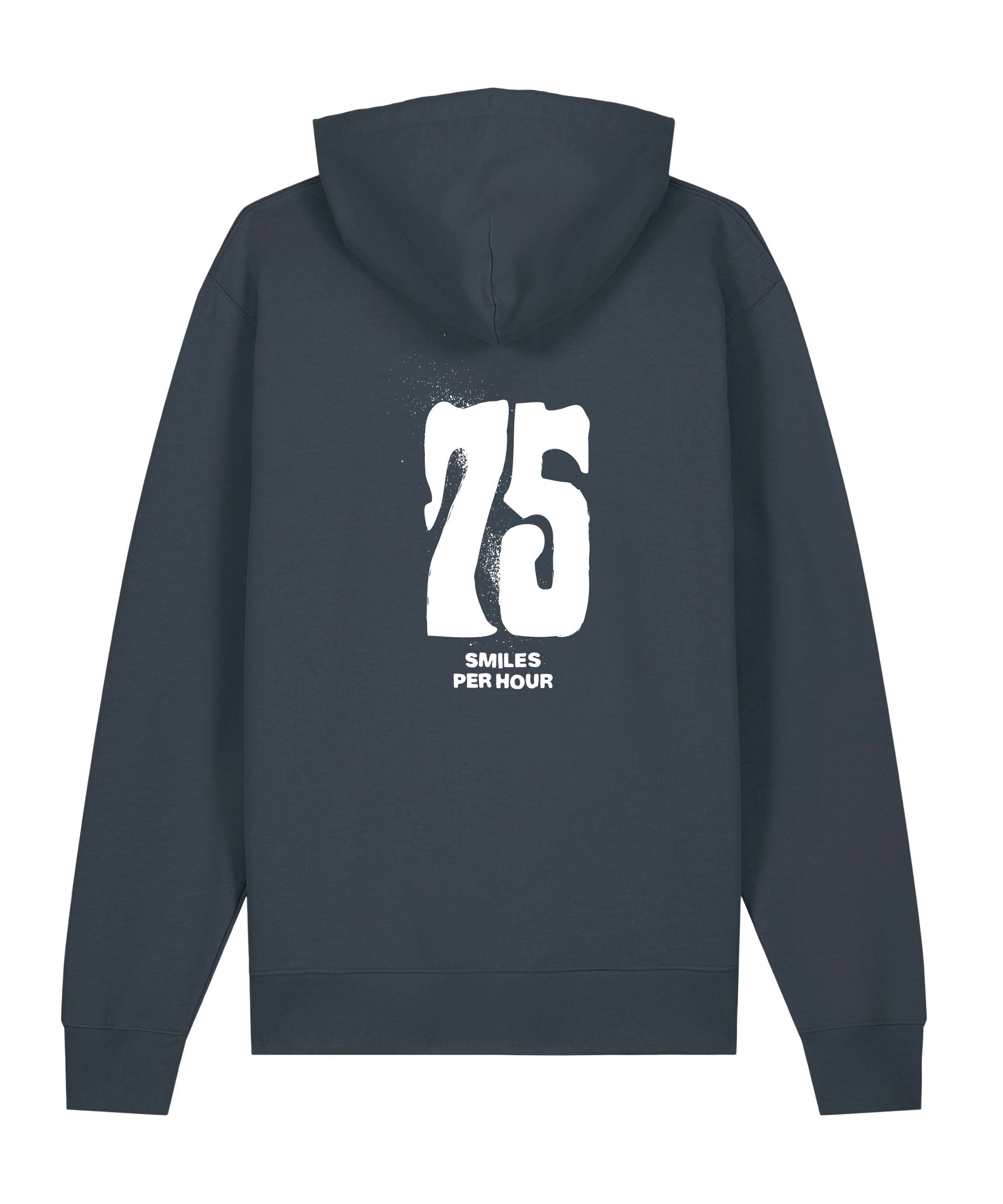 75 Smiles per Hour - Hoodie - Blue Grey