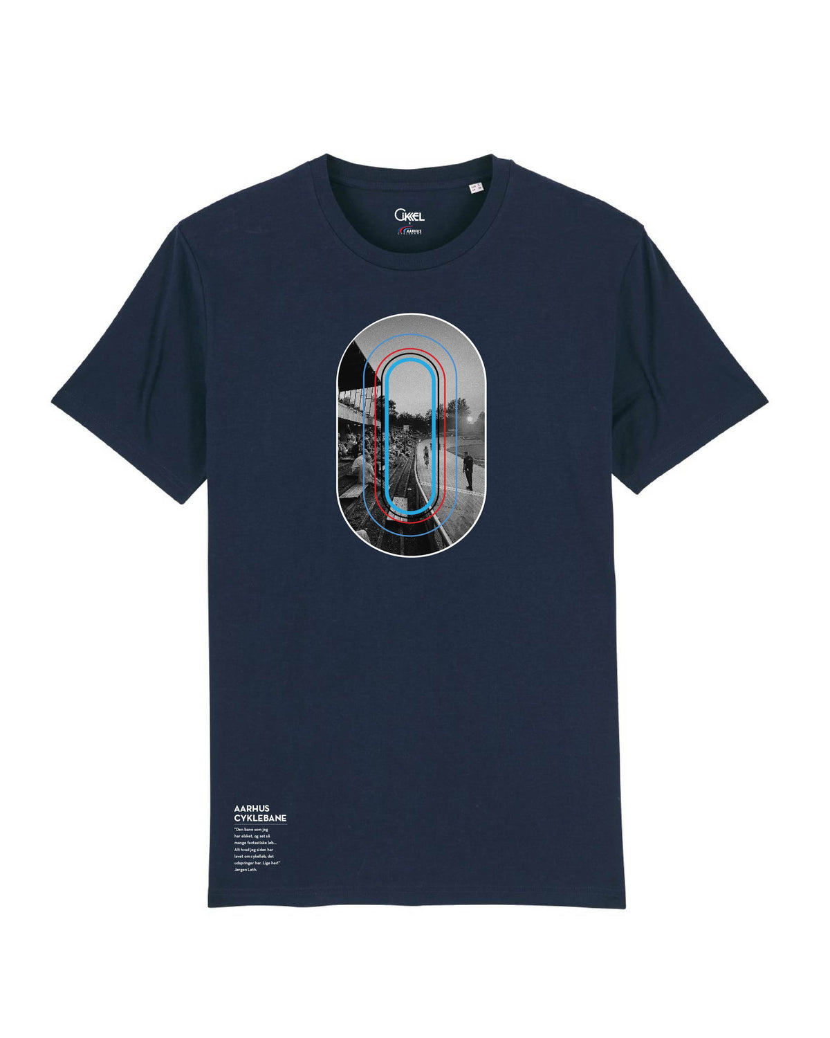 Aarhus Cyklebane x Cikkel - T-Shirt - Navy