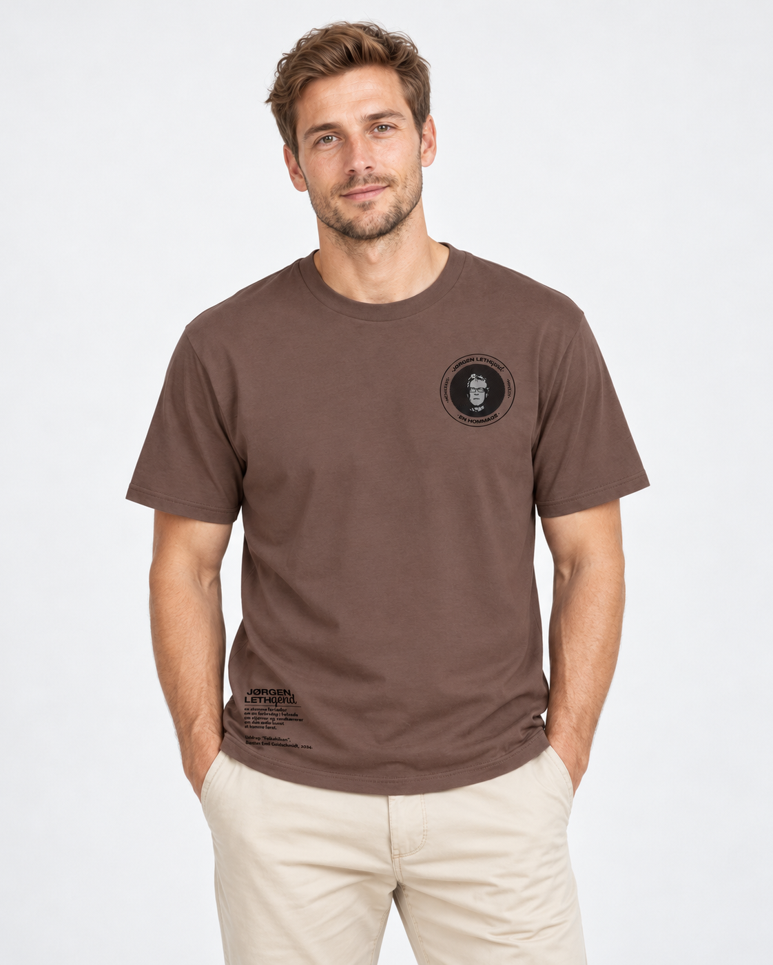 Jørgen Leth En Hommage T-Shirt Mocha