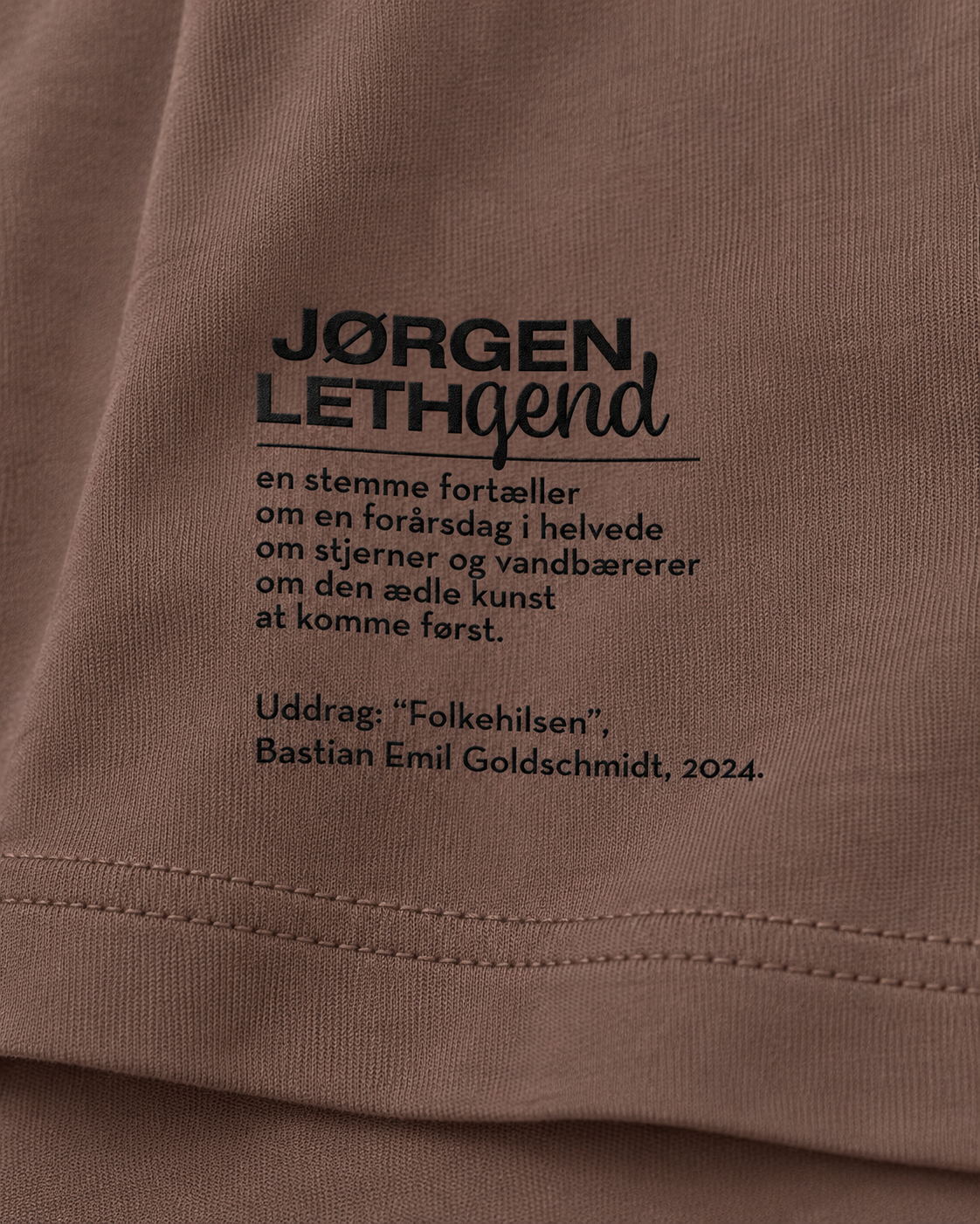 Jørgen Leth En Hommage T-Shirt Mocha