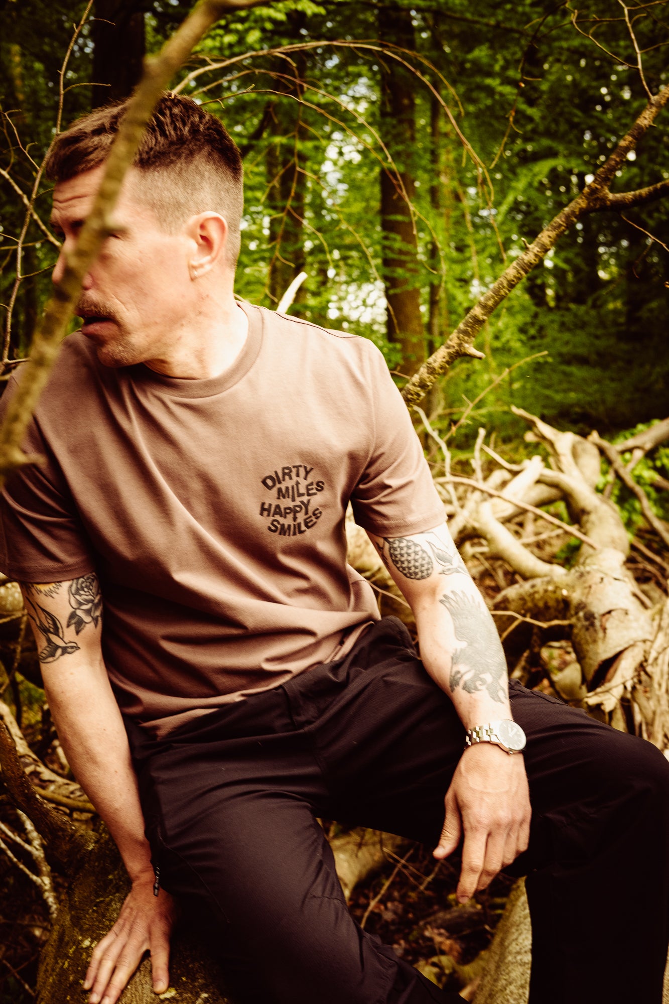 75 Smiles per Hour - T-Shirt- Brown