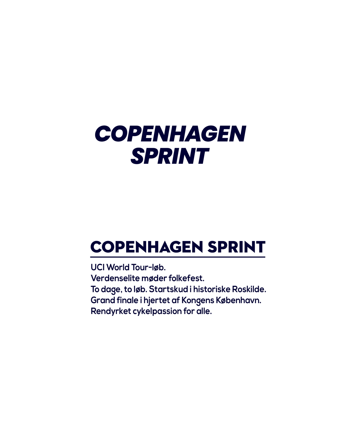 Copenhagen Sprint x Cikkel Copenhagen - T-Shirt Off-White