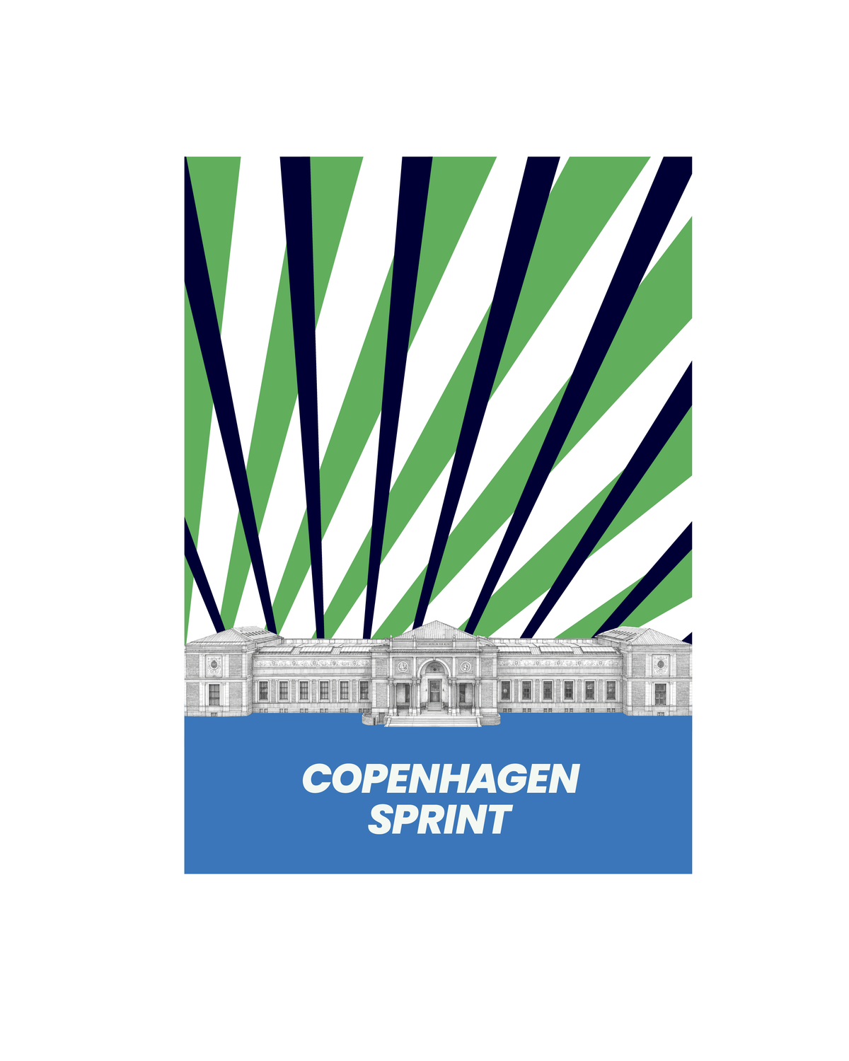 Copenhagen Sprint x Cikkel Copenhagen - T-Shirt Off-White