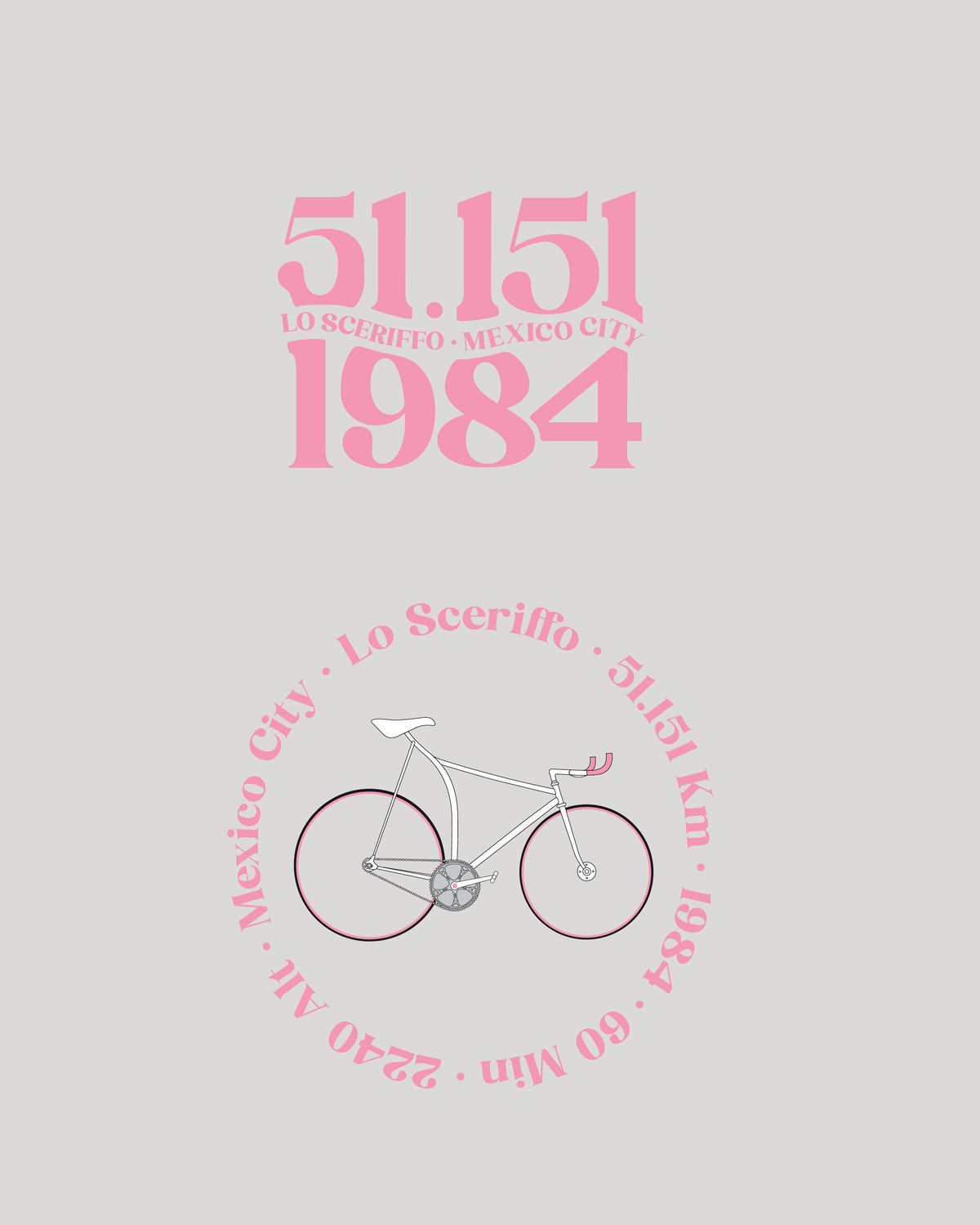 Lo Sceriffo 1984 sweatshirt melange grå