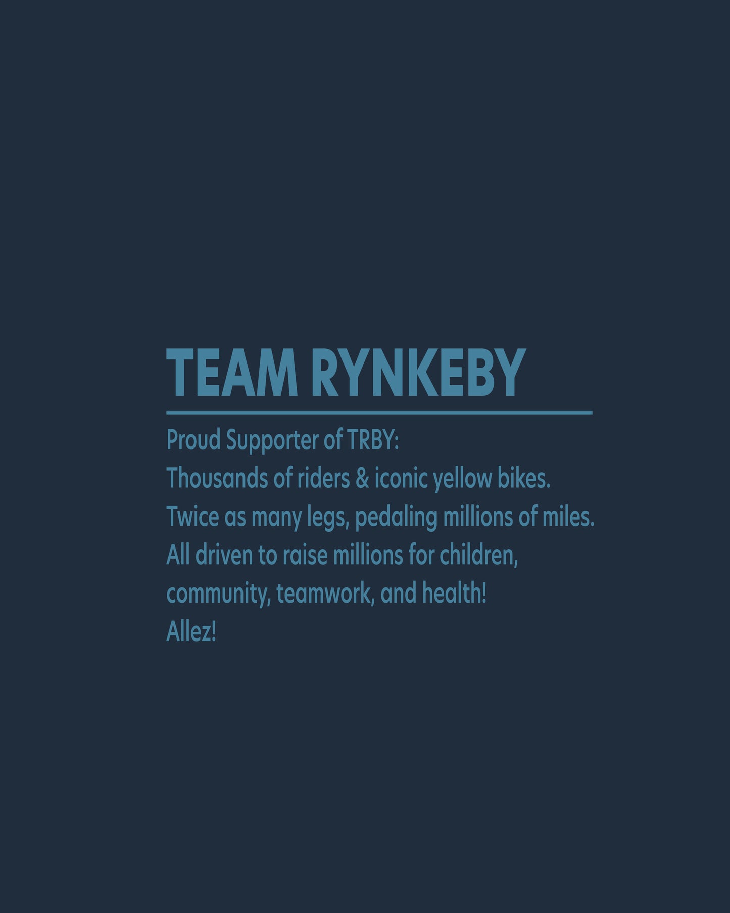 Preorder Team Rynkeby x  Cikkel Copenhagen