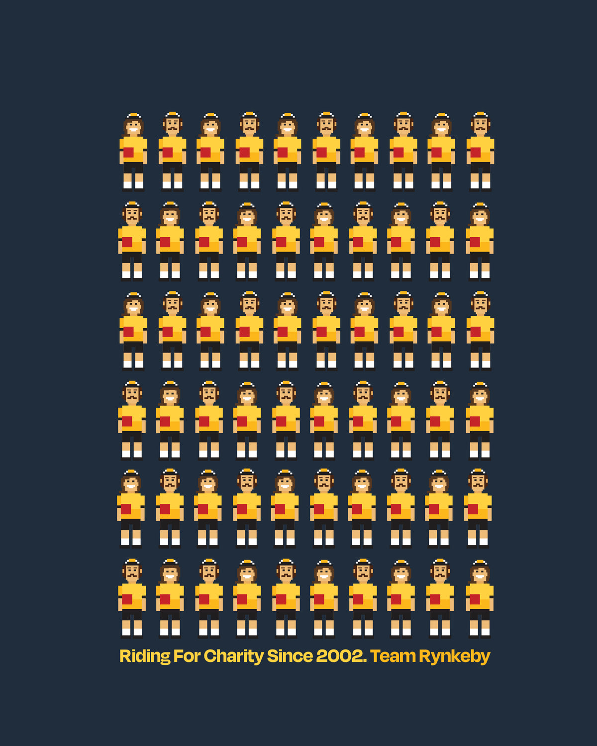 Riding for Charity since 2002 poster