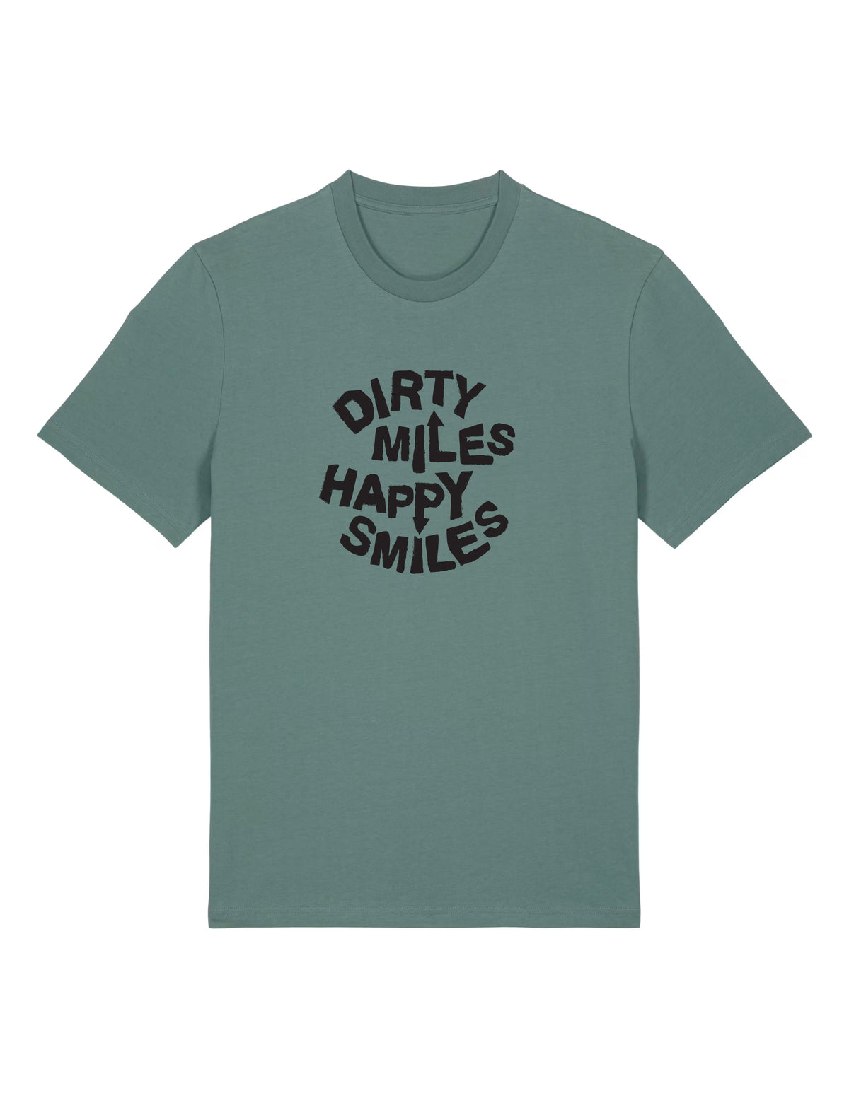 Dirty Miles. Happy Smiles - T-shirt Green