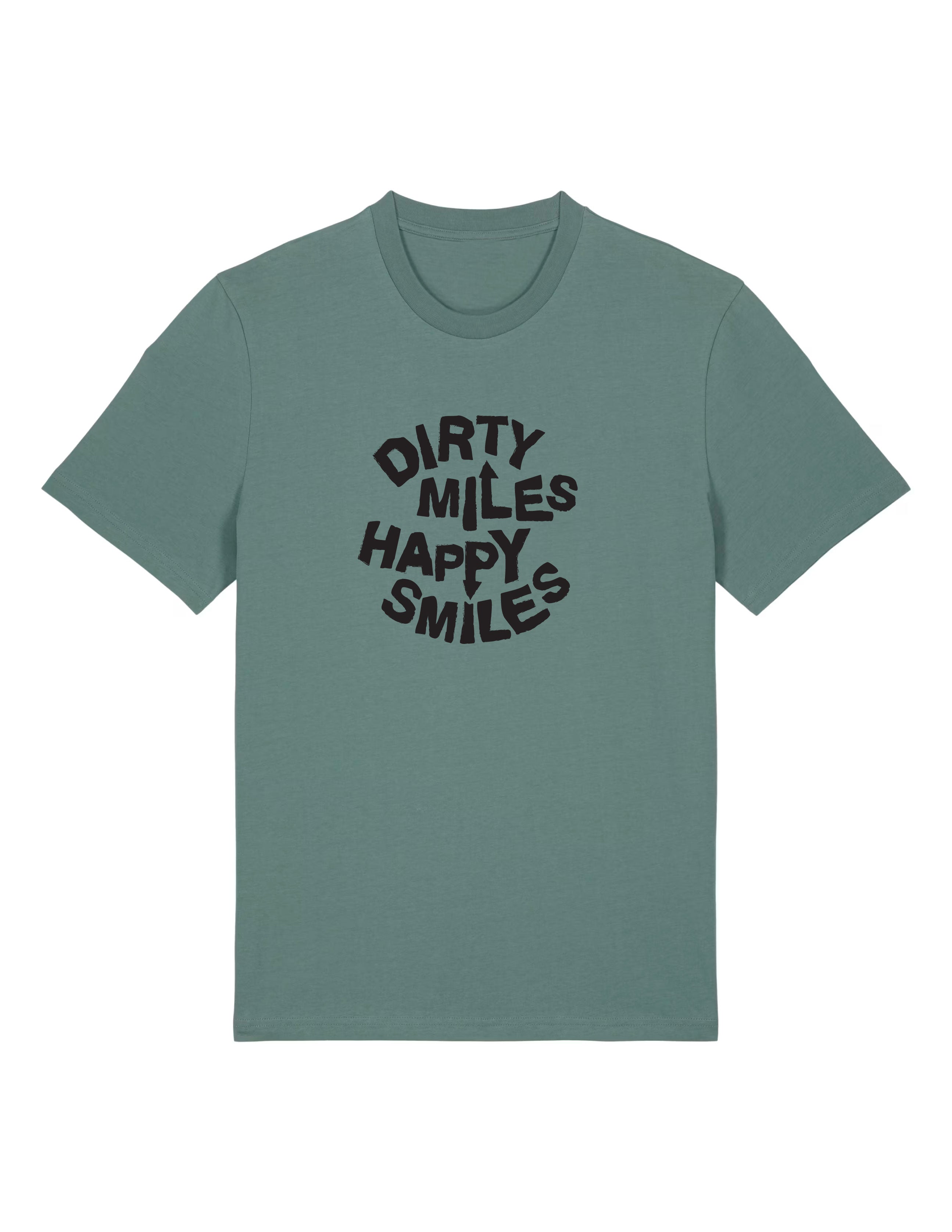 Dirty Miles. Happy Smiles - T-shirt Green