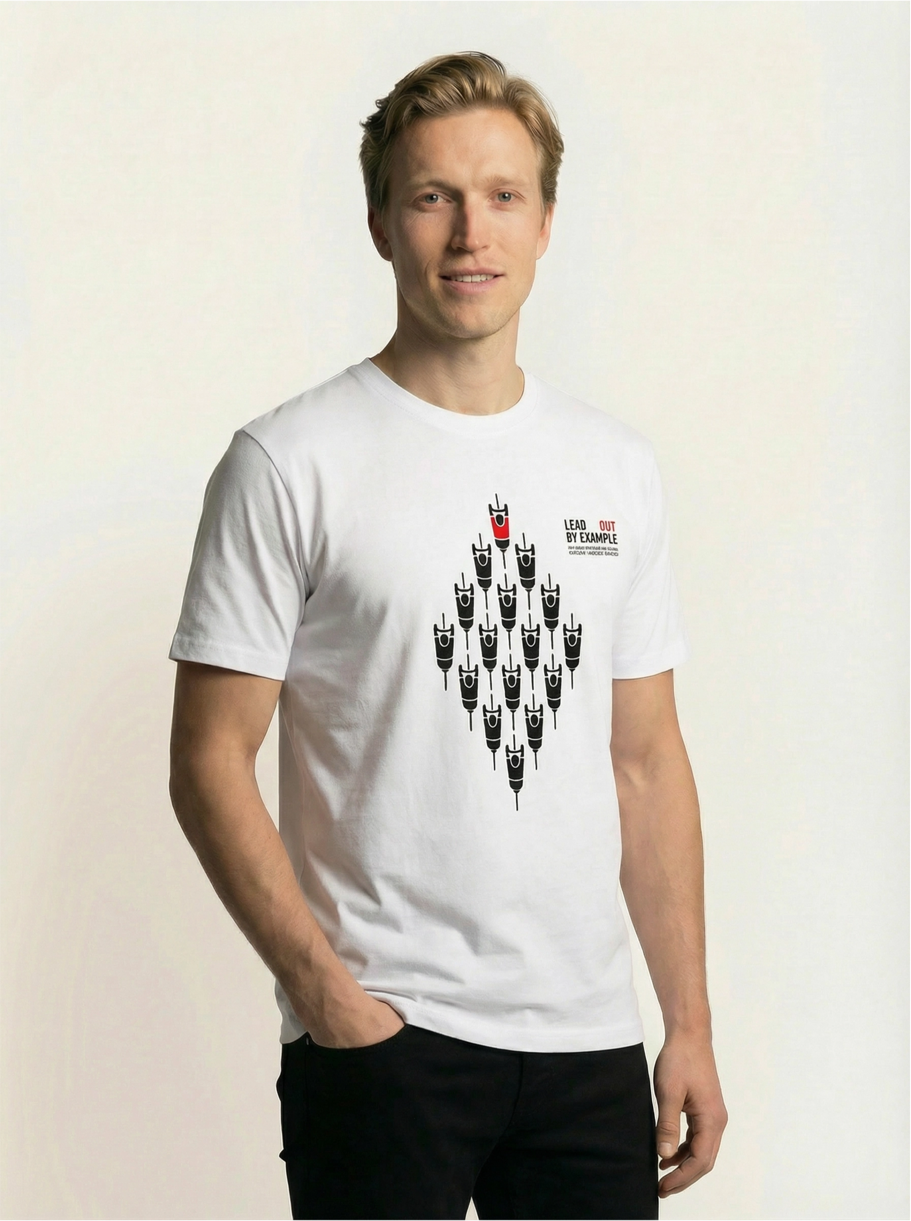 LEADout By Example - T-Shirt - White