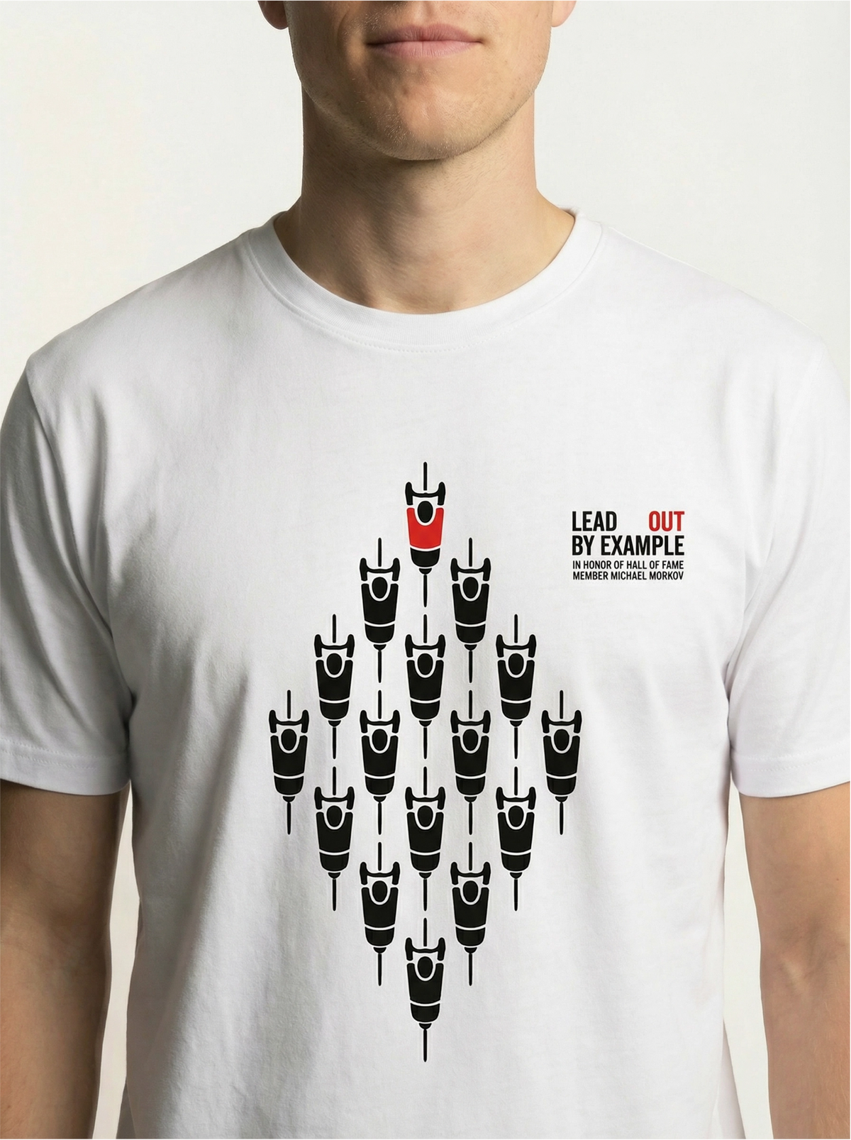 LEADout By Example - T-Shirt - White