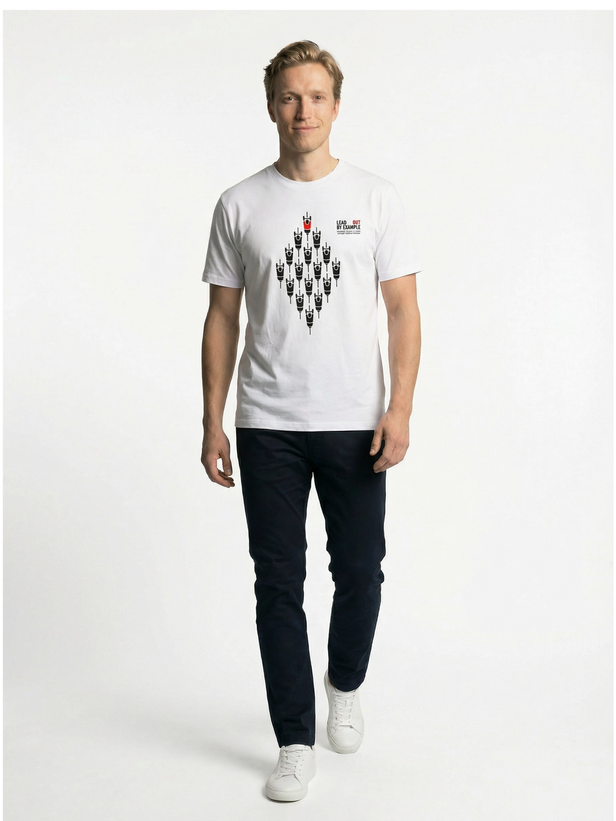 LEADout By Example - T-Shirt - White