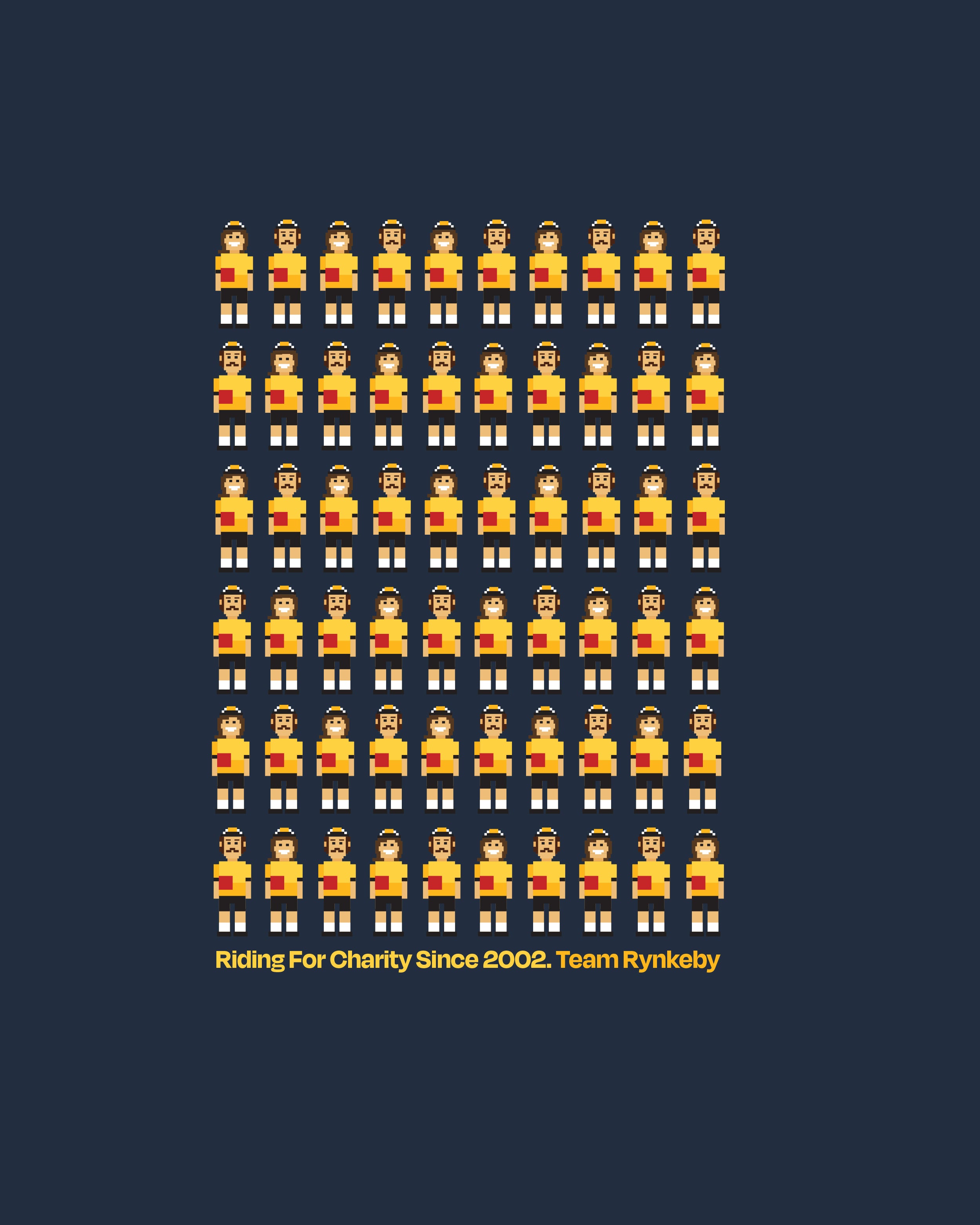 Team Rynkeby 2026 Trøje - Marineblå T-shirt