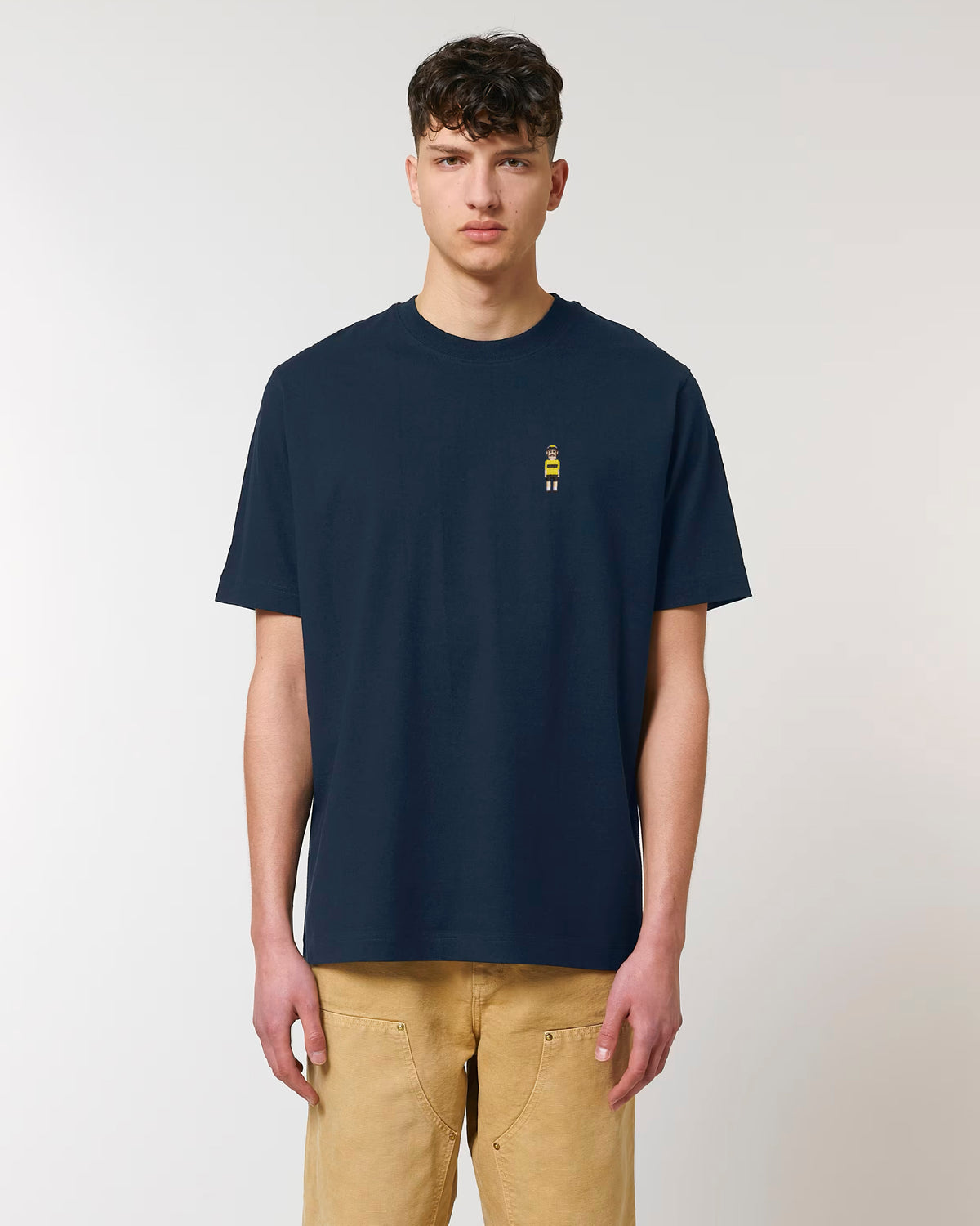 oTTo Gul Trøje - T-shirt Marineblå