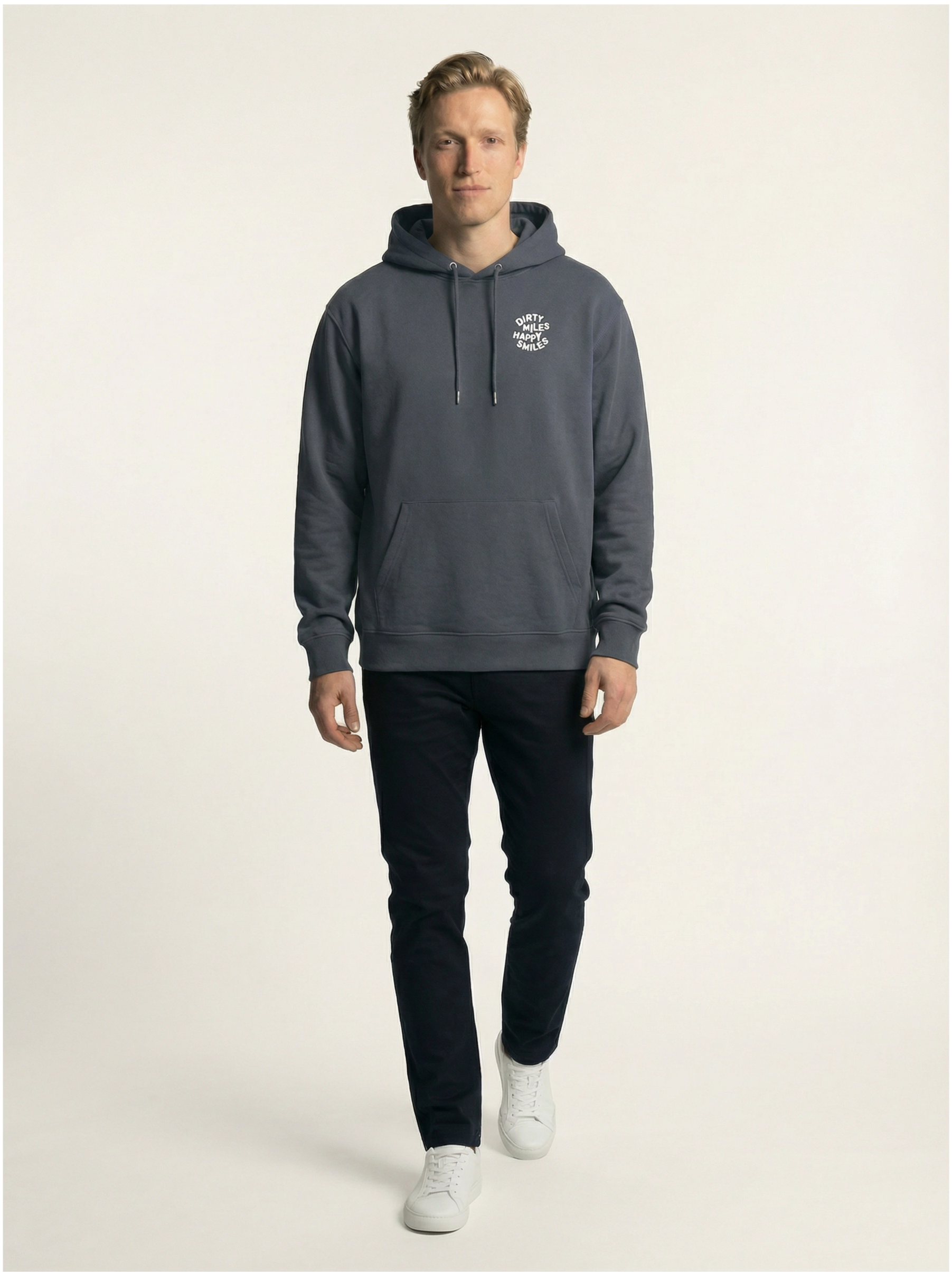 75 Smiles per Hour - Hoodie - Blue Grey