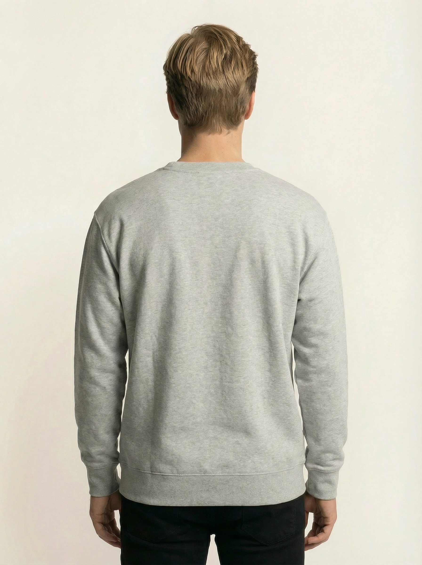 Dirty Miles. Happy Smiles - Sweatshirt - Melange Grey