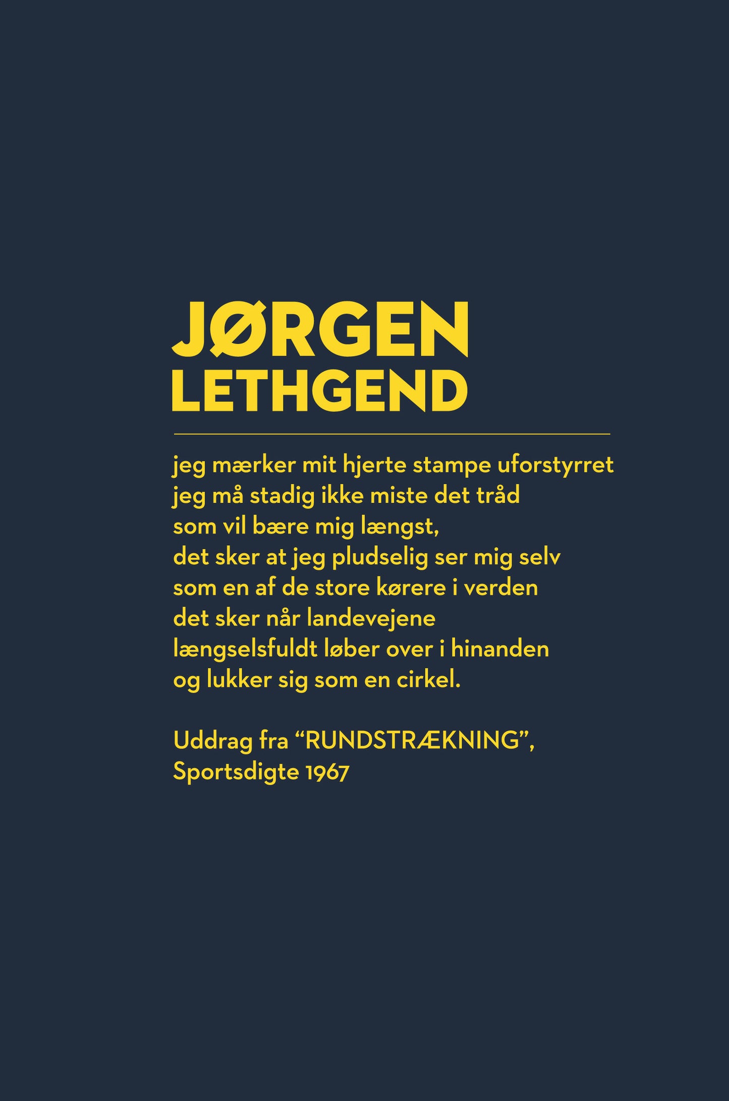 JØRGEN LETHgend T-Shirt navy