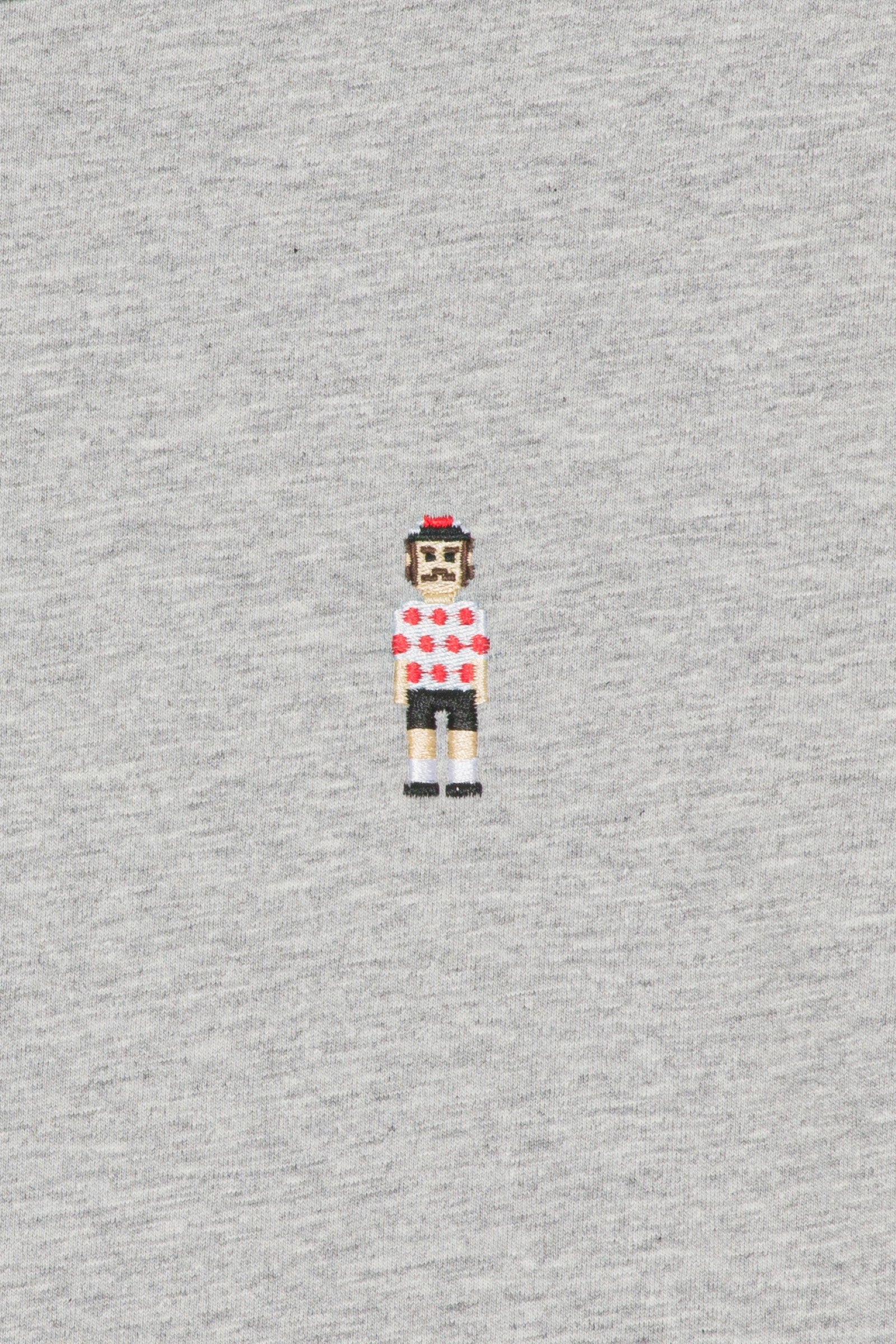 Polka Prikket bjergjersey - T-shirt Melange Grå