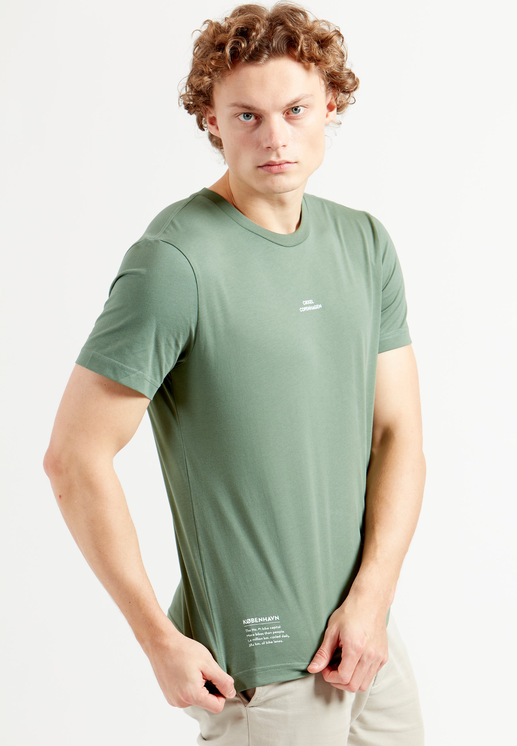 Copenhagen bike capital T-Shirt grøn