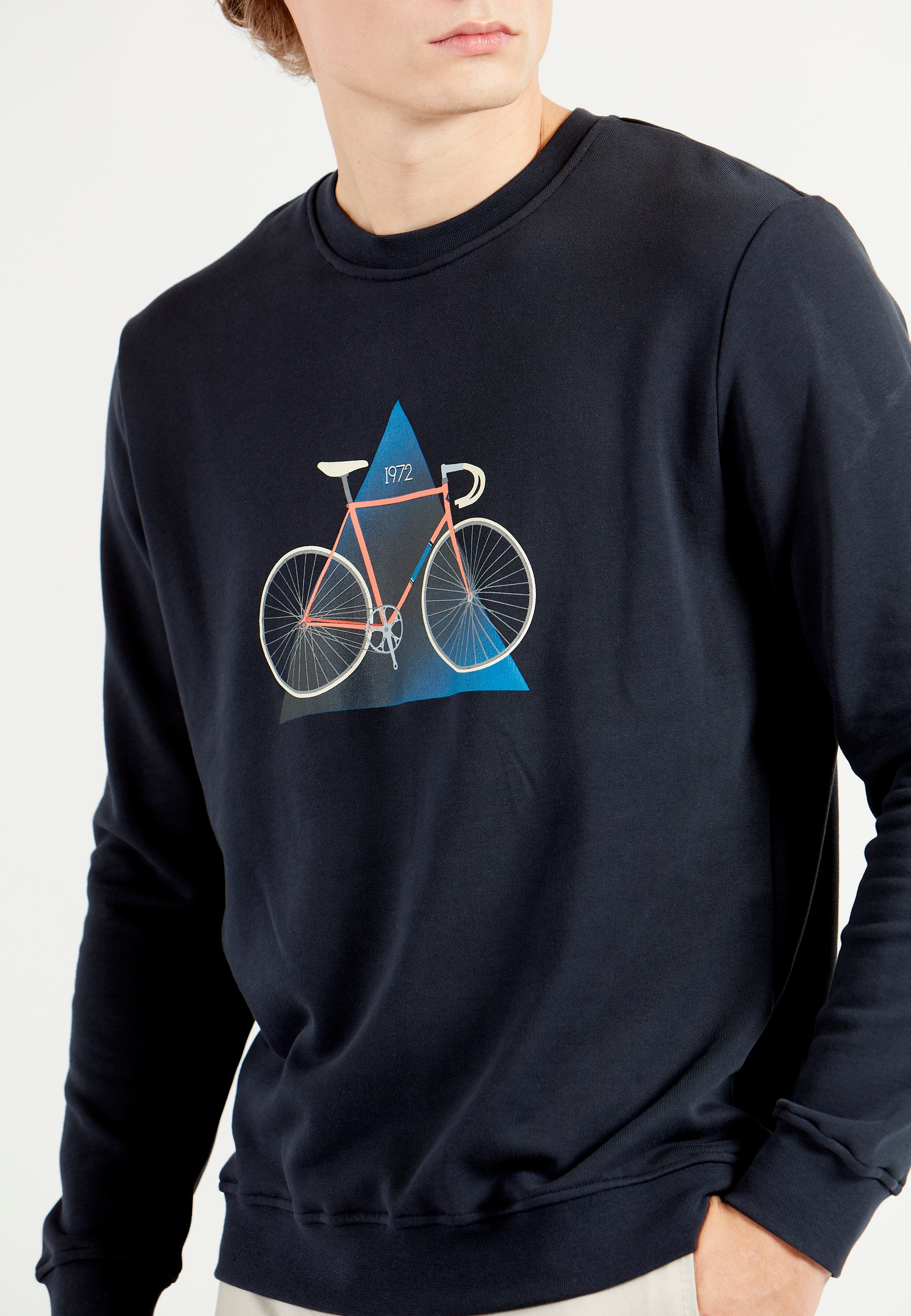 Een Uur - 49,43 Timerekordcykel Sweatshirt Navy