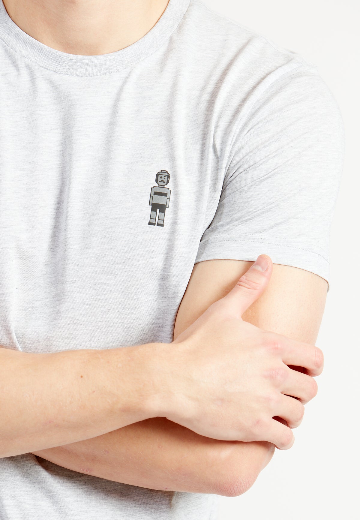 oTTo refleks mascot - T-Shirt melange grey