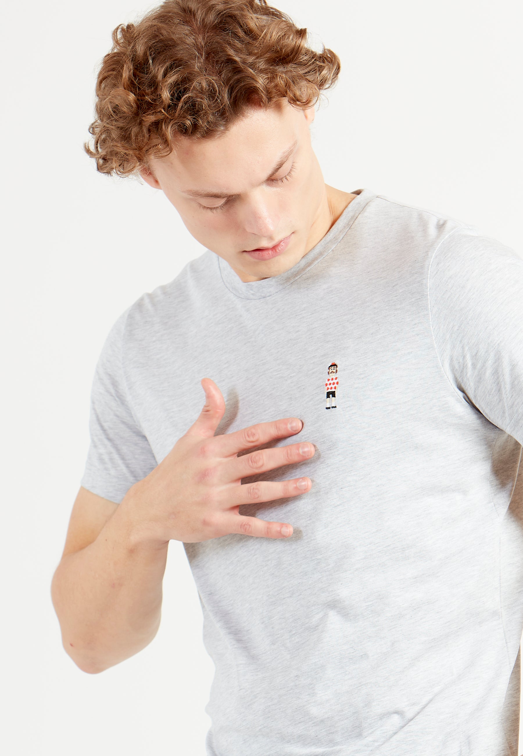 oTTo mascot Polka Dot Edition T-Shirt melange grey