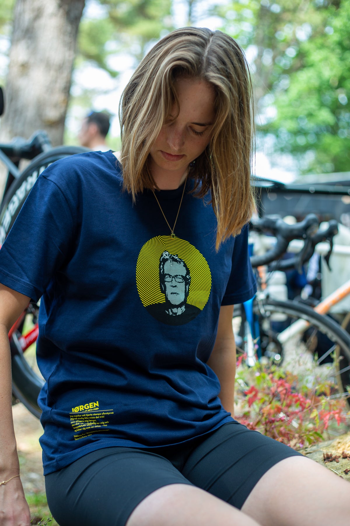 JØRGEN LETHgend T-Shirt navy blue